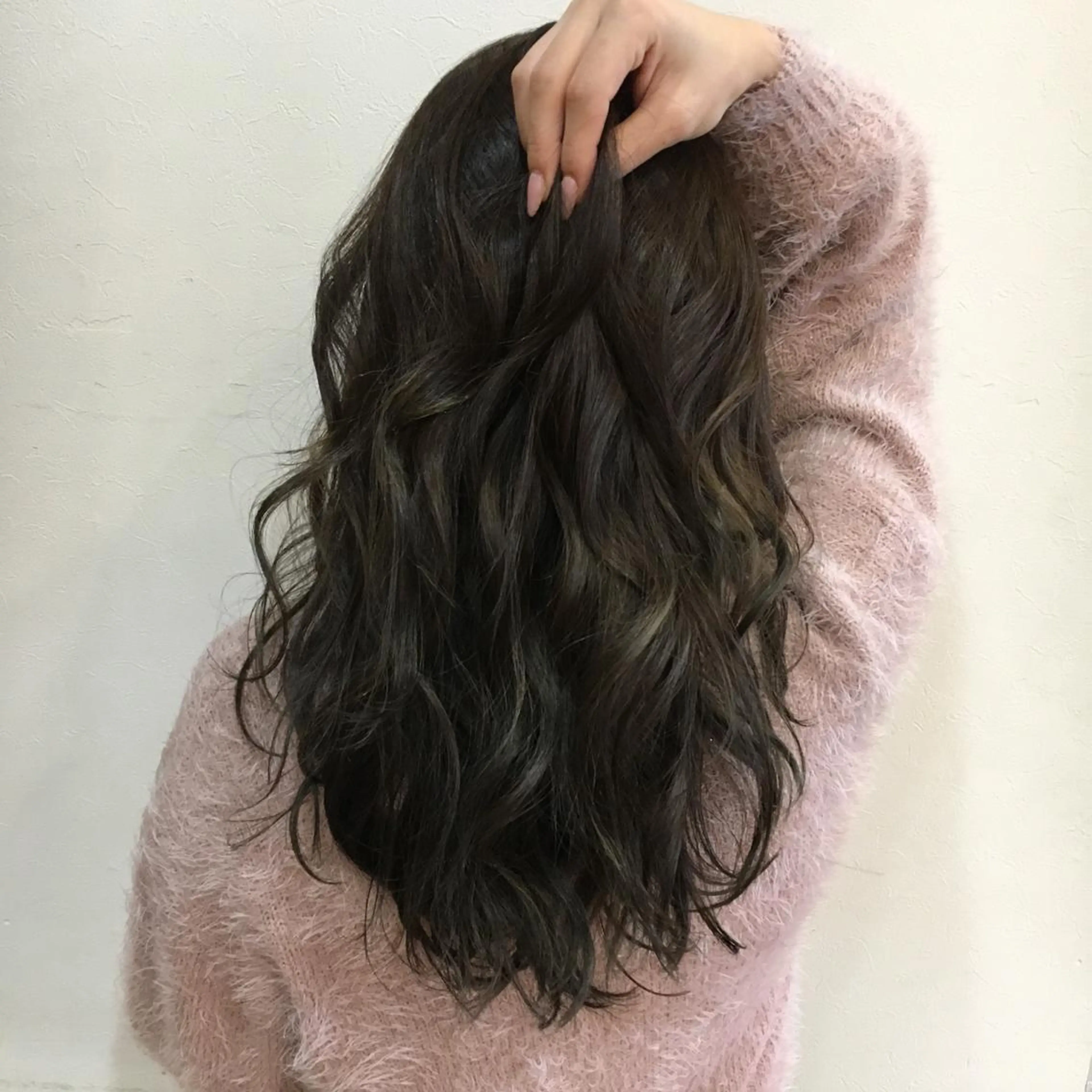 ロング カラー ヘアアレンジ アッシュ Freez狭間 裕美のヘアスタイル