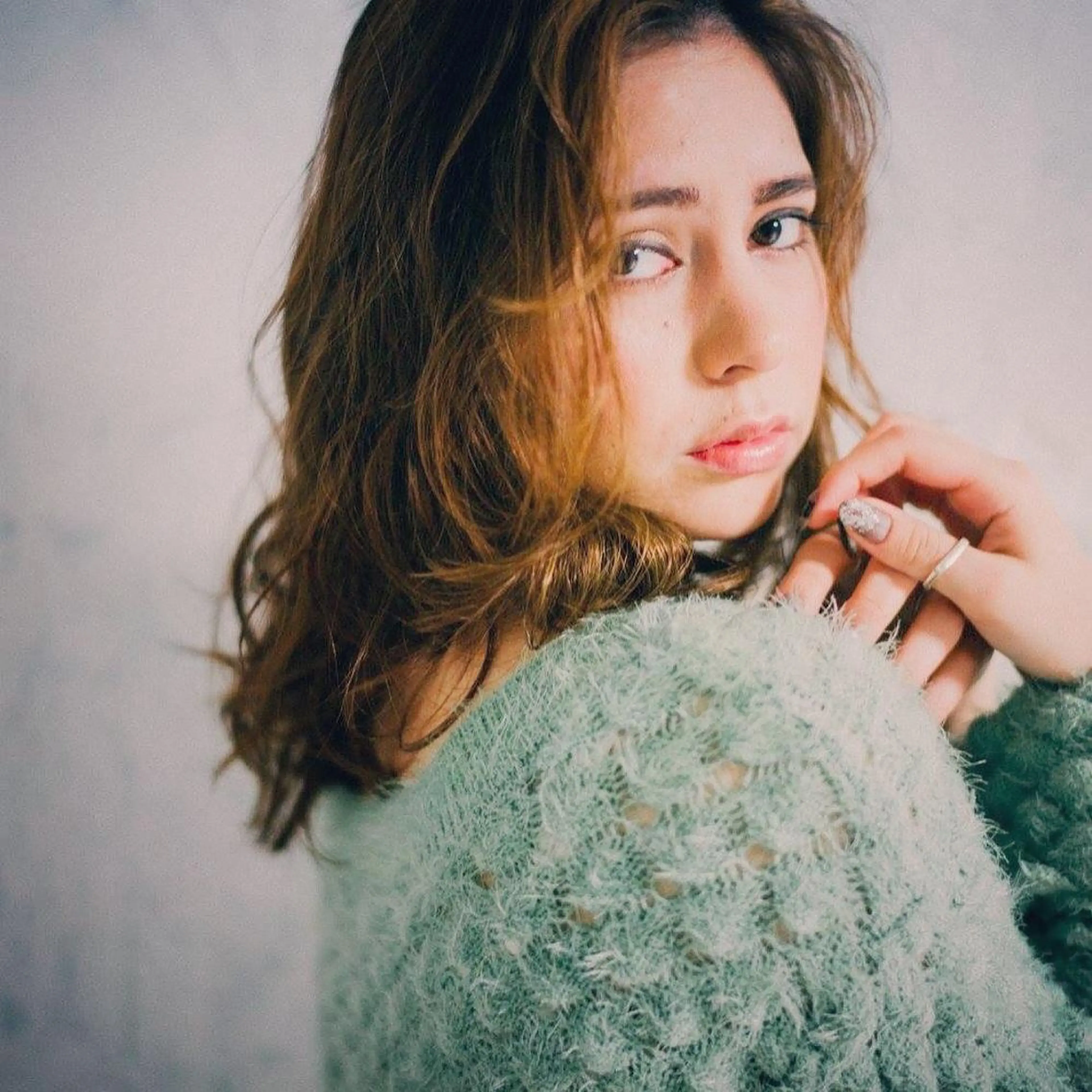 セミロング カラー パーマ 【店長】木内 千晶のヘアスタイル