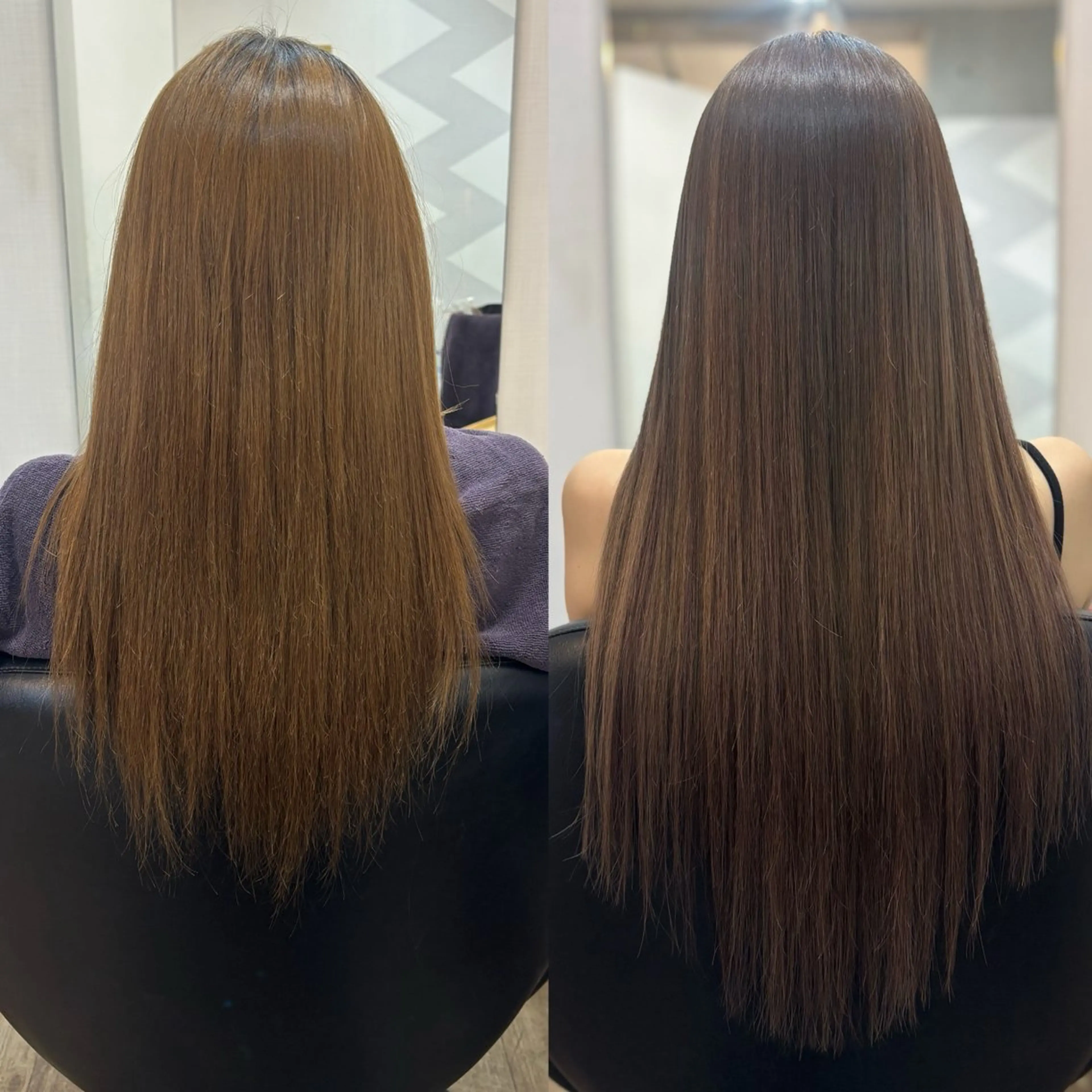 🤍カラー+エクステ40枚🤍トリートメント付きの写真