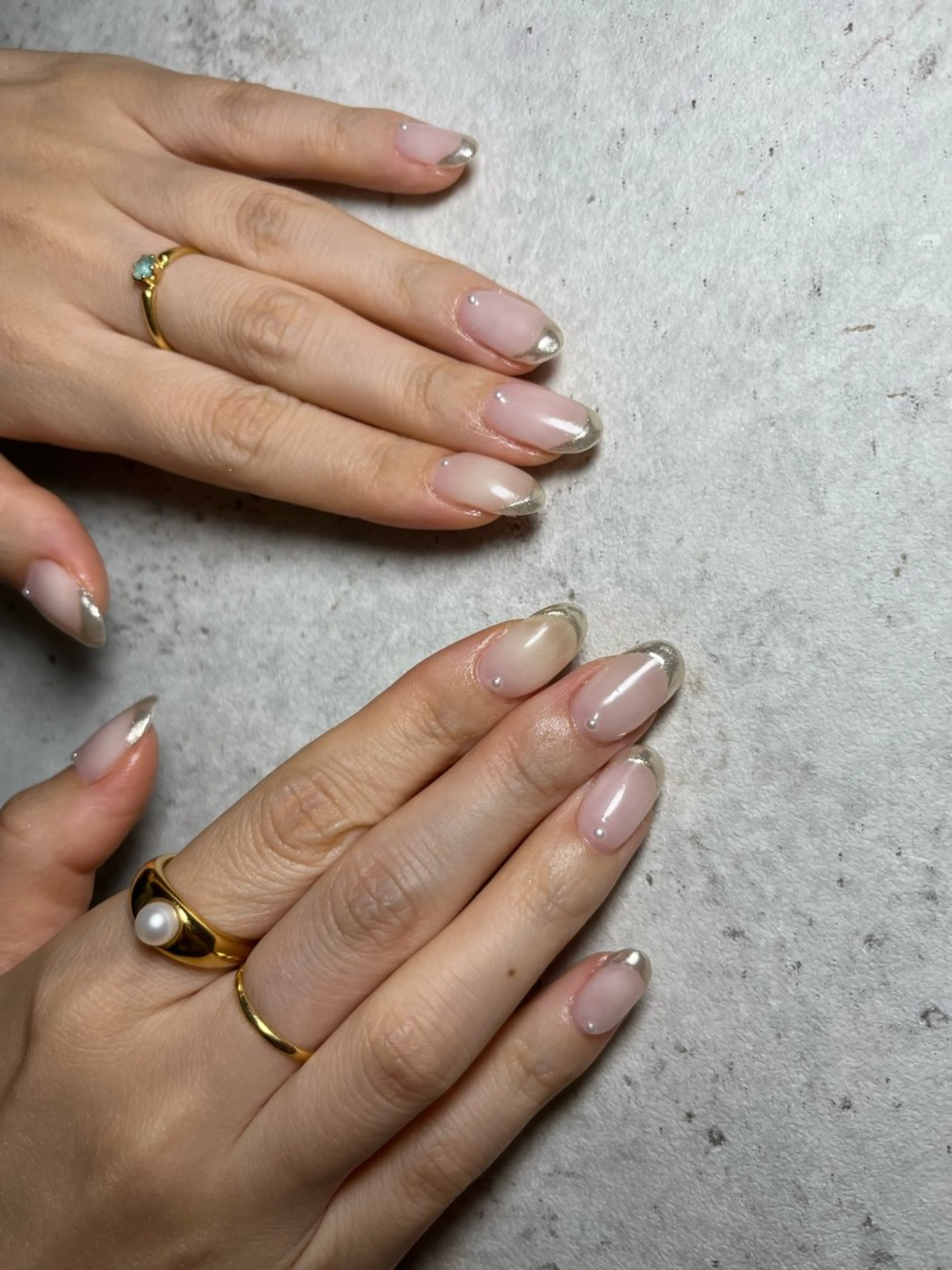 ネイル ハンドネイル Amber21.所属・Nagahama Akariのネイルデザイン