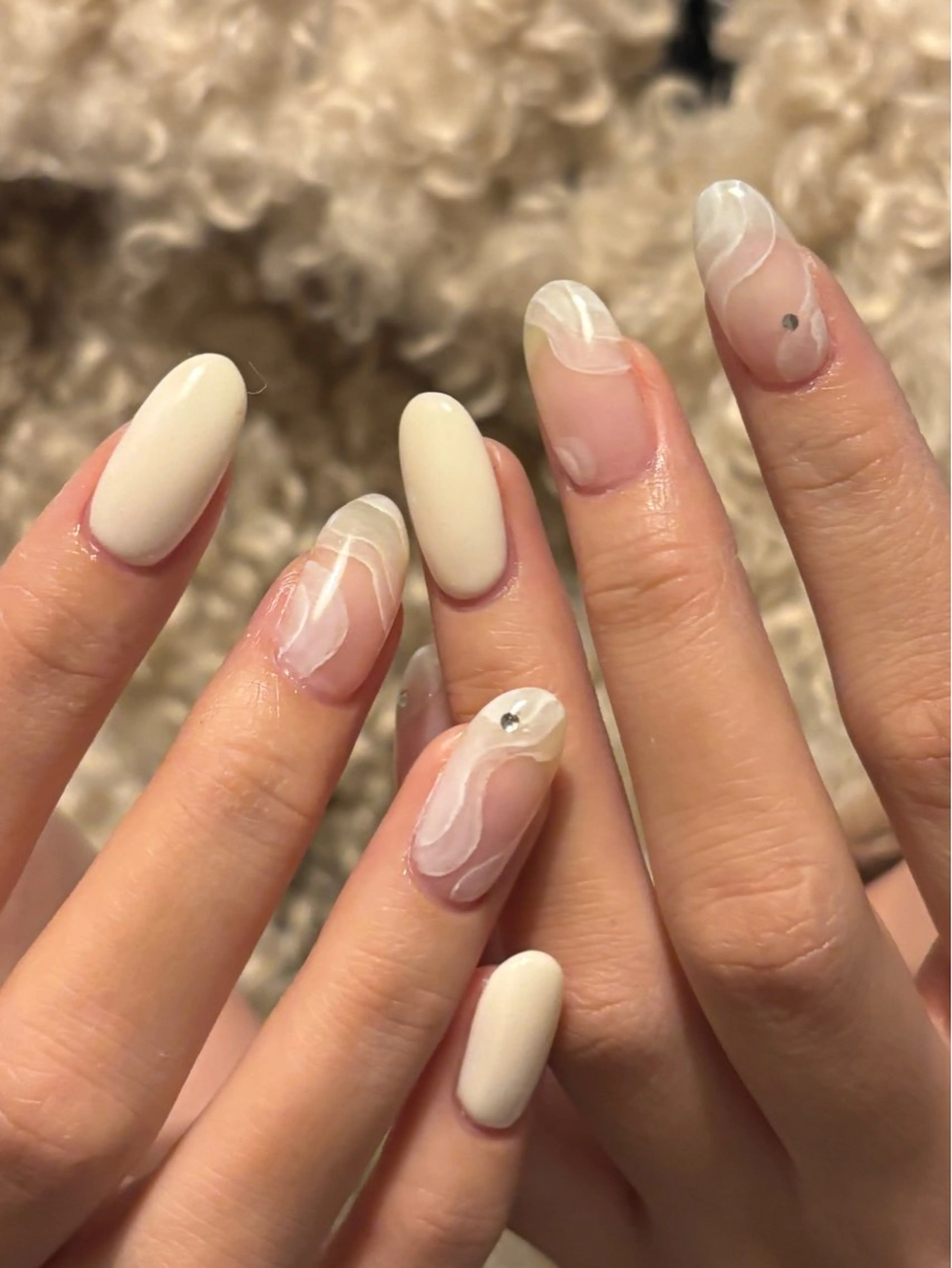 ネイル レース ハンドネイル sister  mohawk所属・chika ／ nailのネイルデザイン