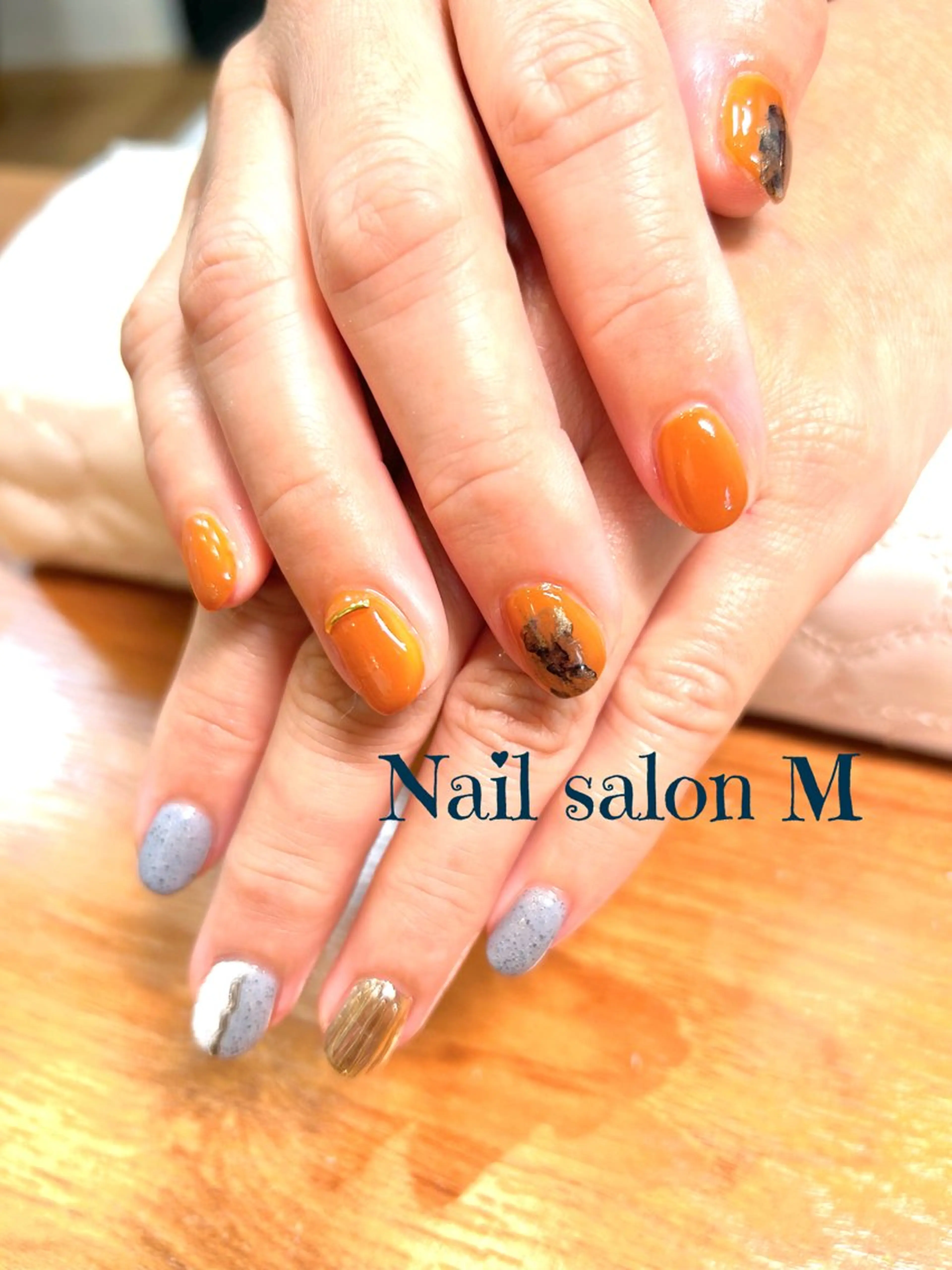 ネイル フレンチネイル マグネットネイル 持ち込み ニュアンスネイル ハンドネイル Nail salon M所属・Nail salon M＊本郷台のネイルデザイン
