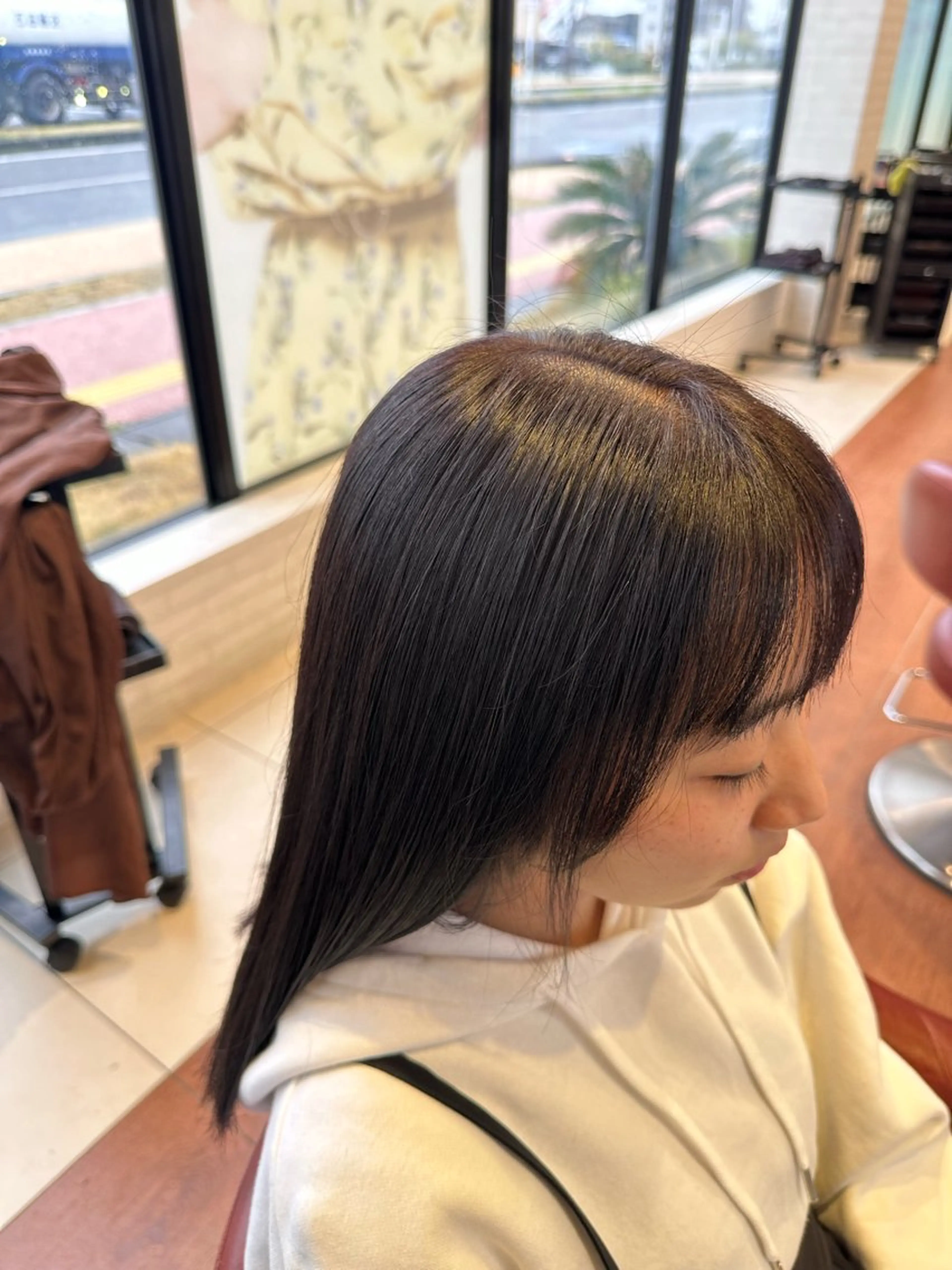 セミロング カラー ☆あつみ☆ soen  天神店のヘアスタイル