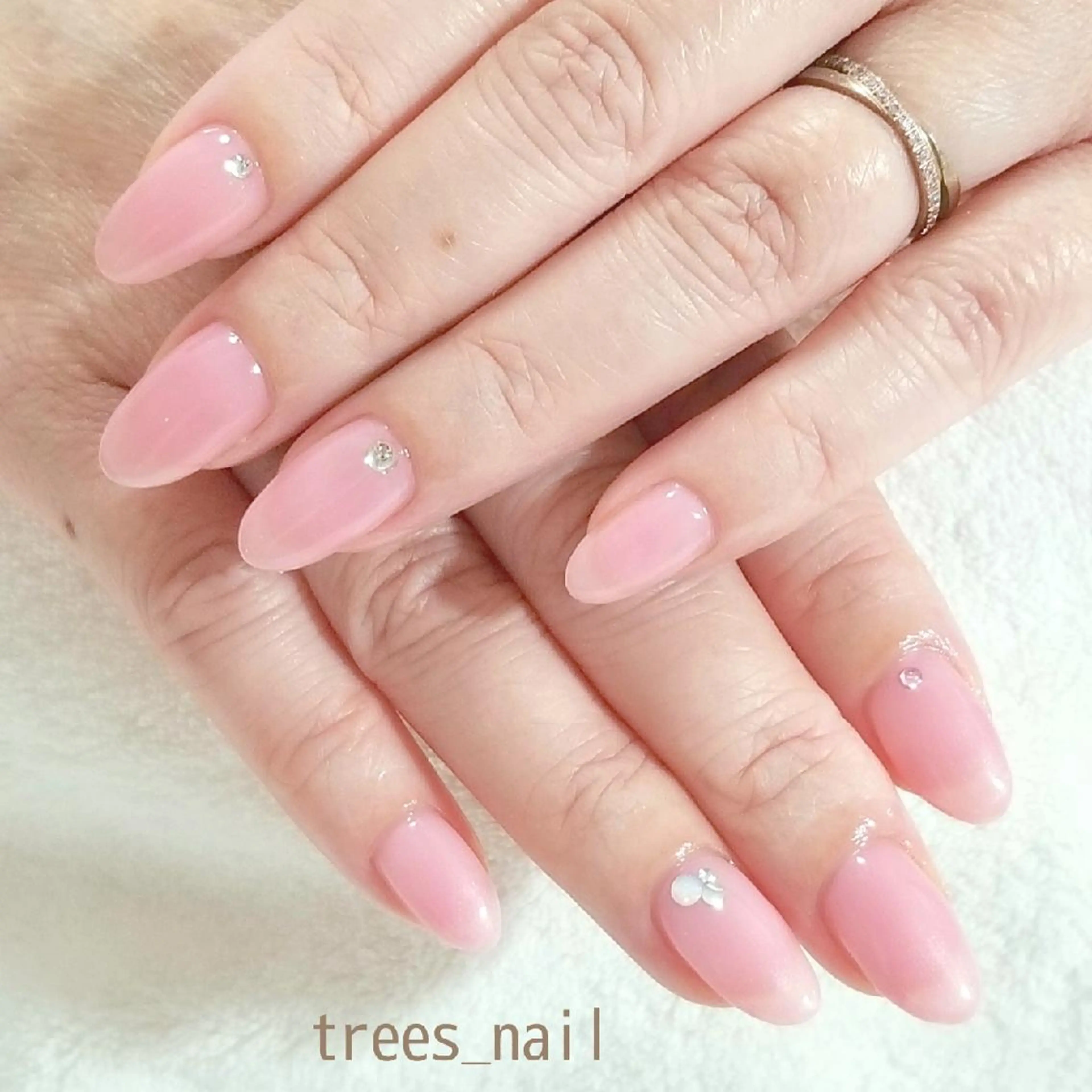 ネイル シンプルネイル trees_ nailのネイルデザイン