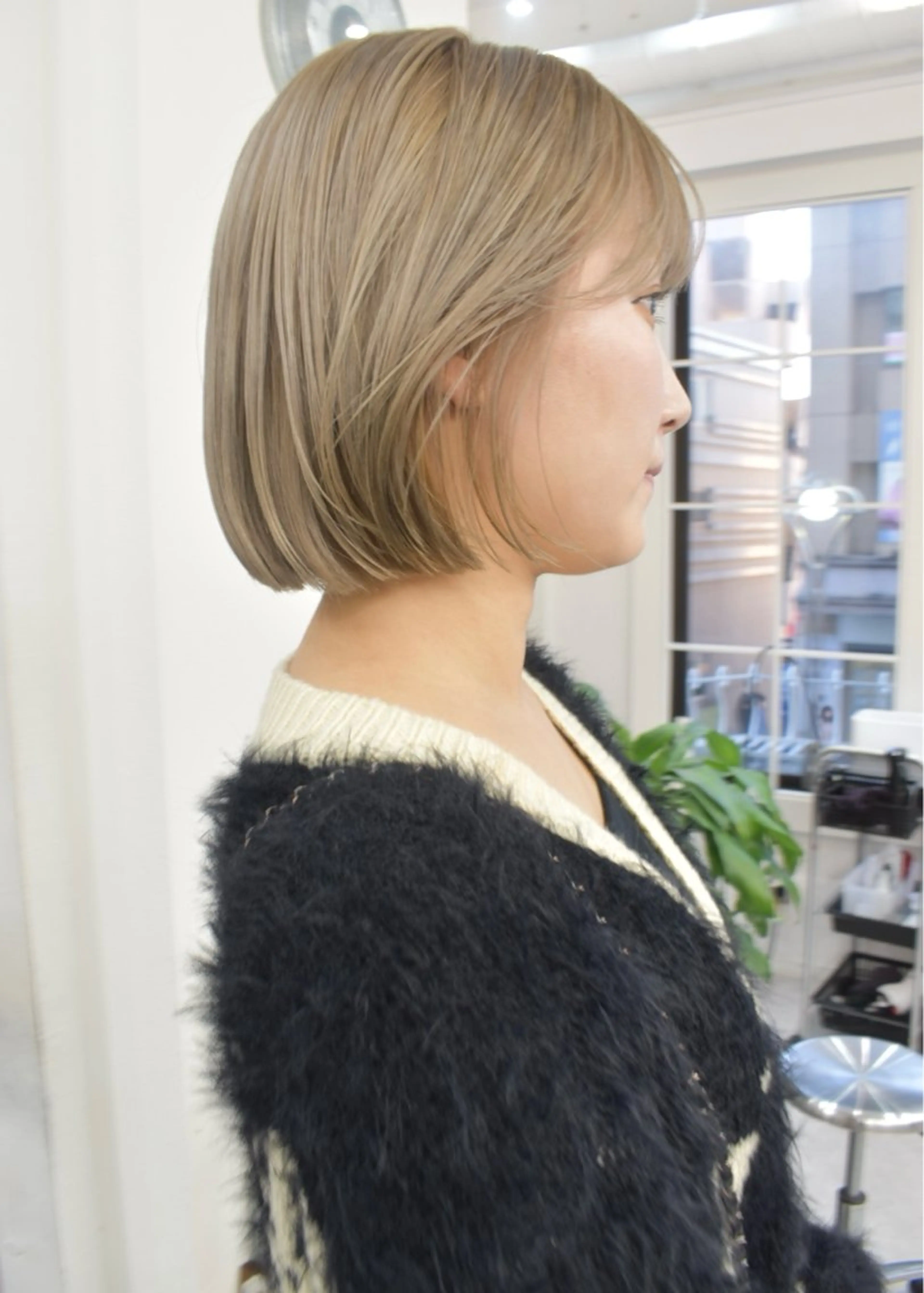 ミディアム カラー カット ヘアカラー トリートメント レイヤーボブ/ 艶カラー/サナ🌼のヘアスタイル