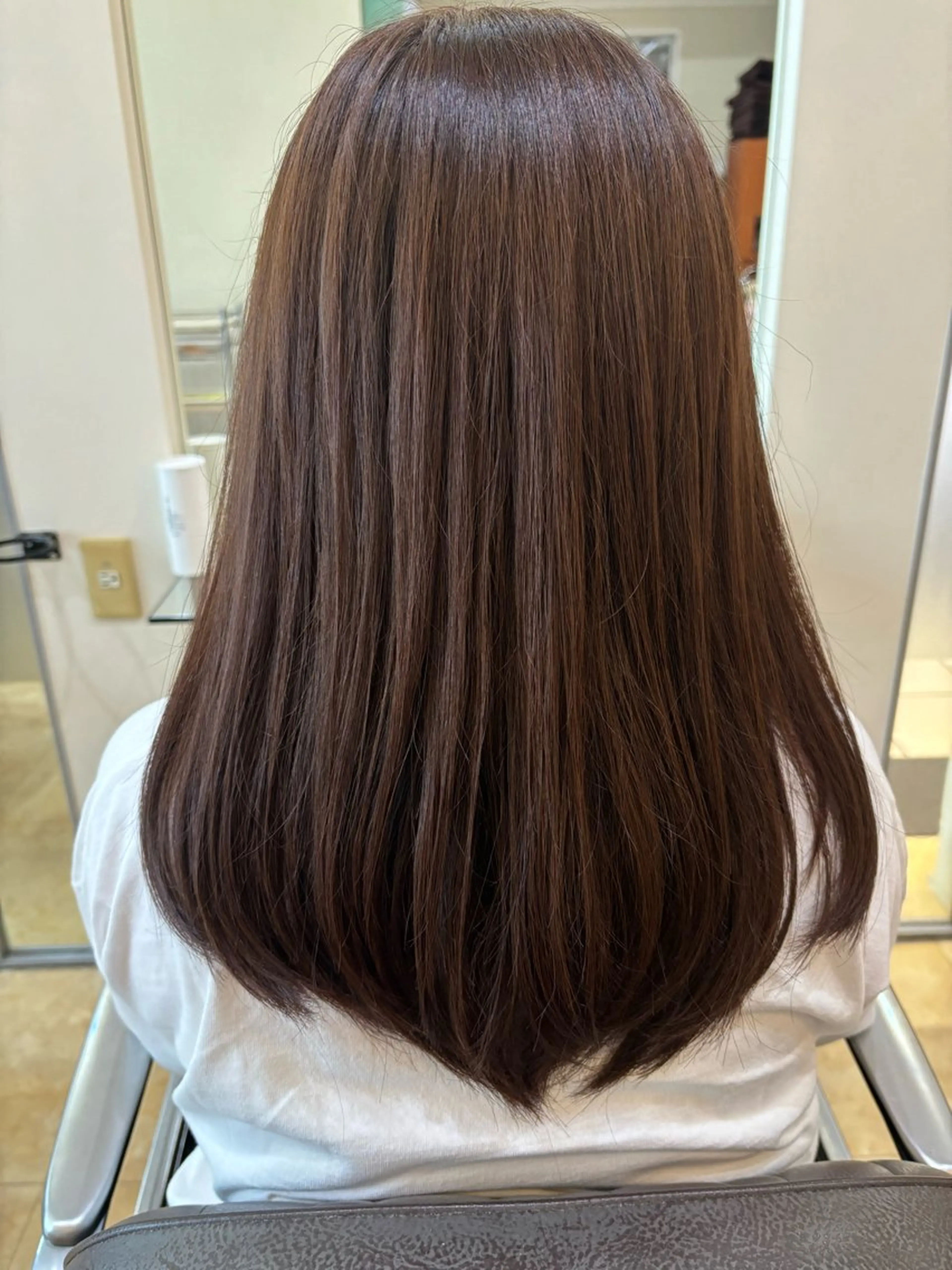 ロング カラー カット パーマ 亀山 来未のヘアスタイル