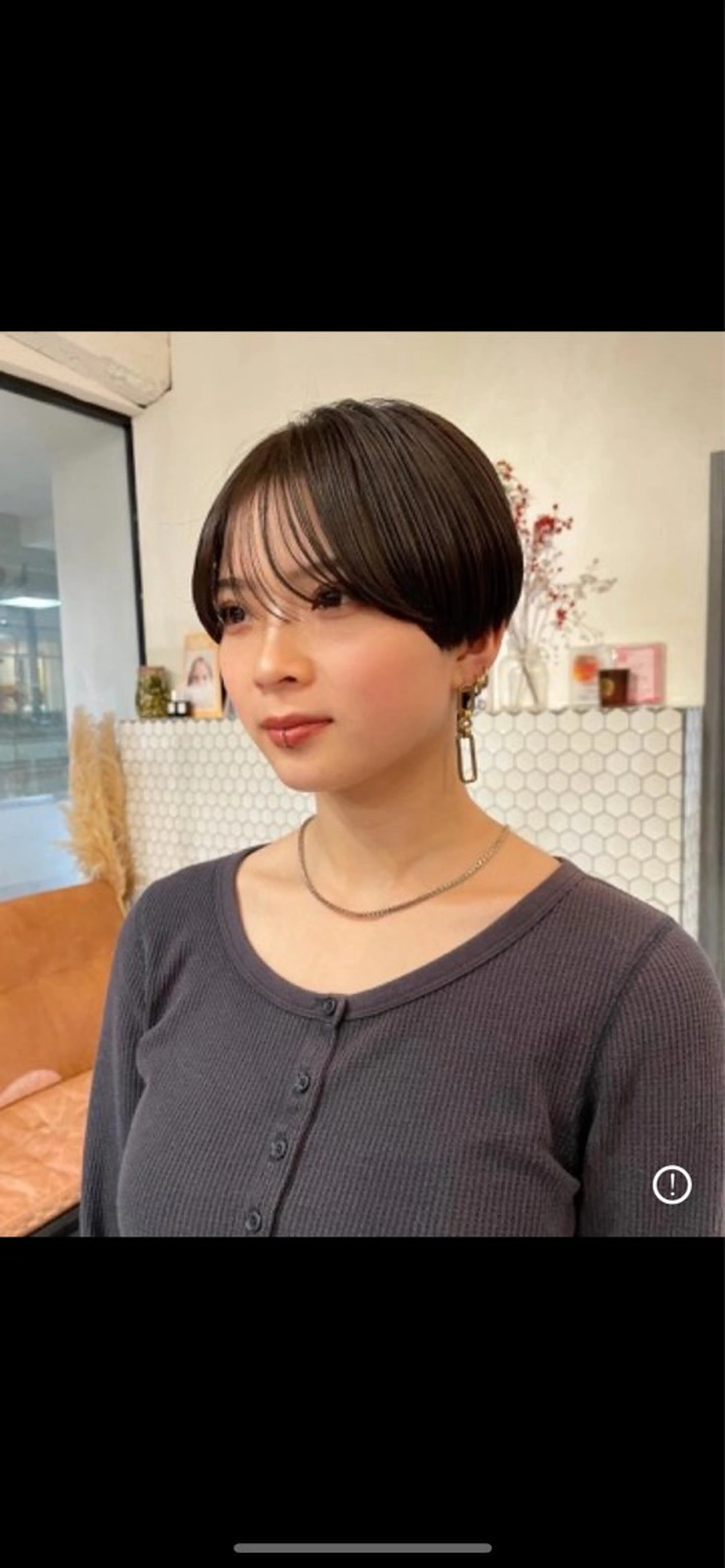 ショートカット、ボブカットの写真