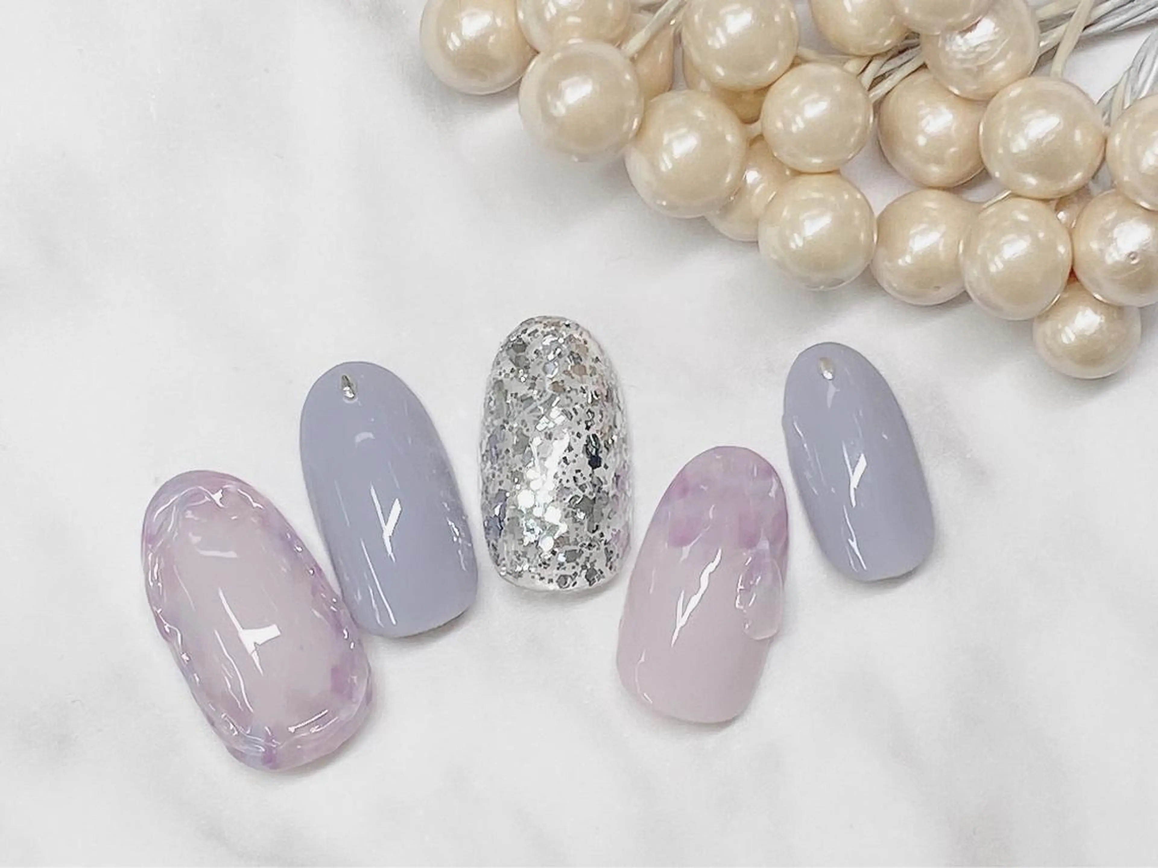 ネイル ネイルPetit Ribbonのネイルデザイン