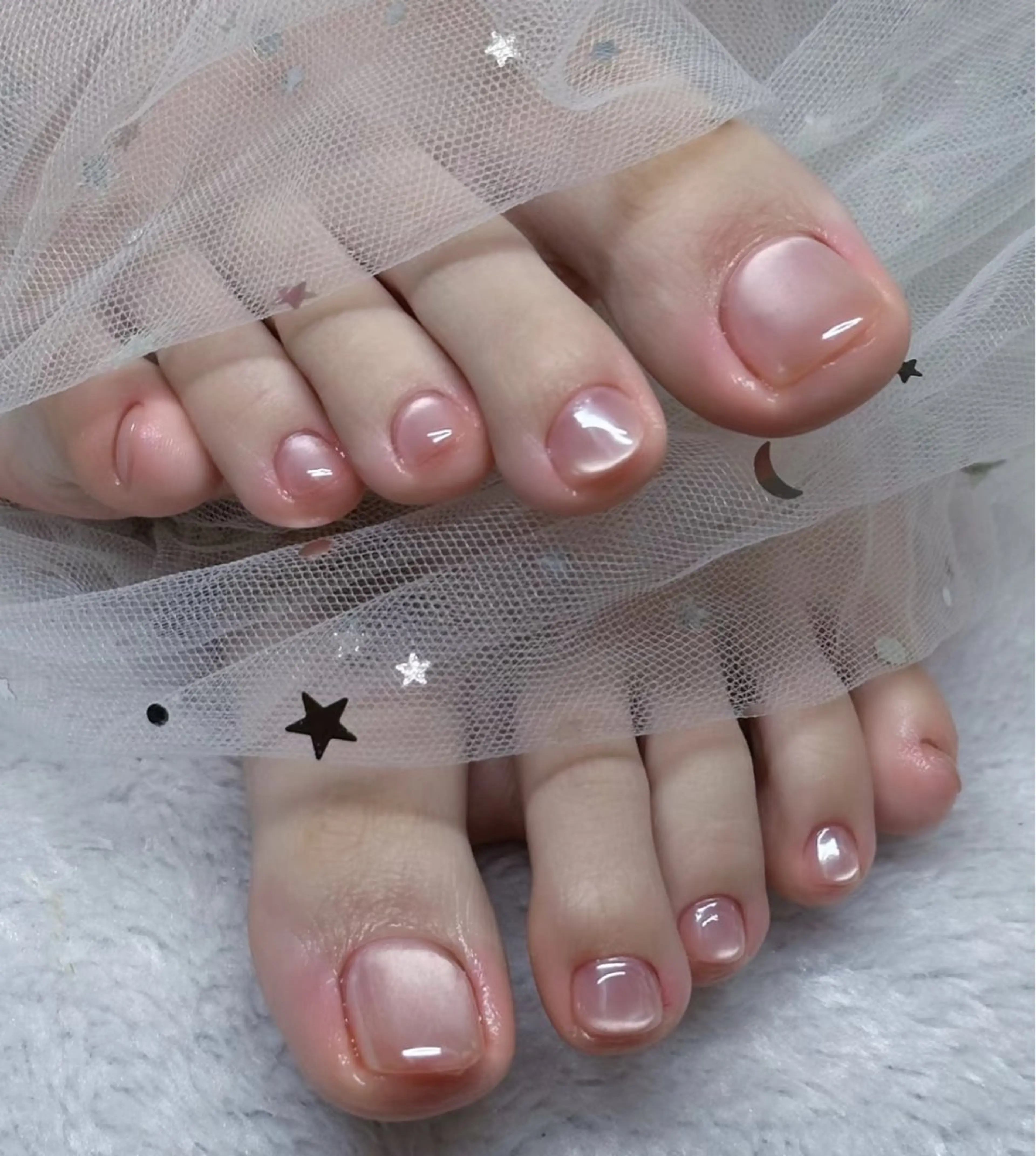 フットマグネットネイルorフラッシュネイル新規オフ無料の写真