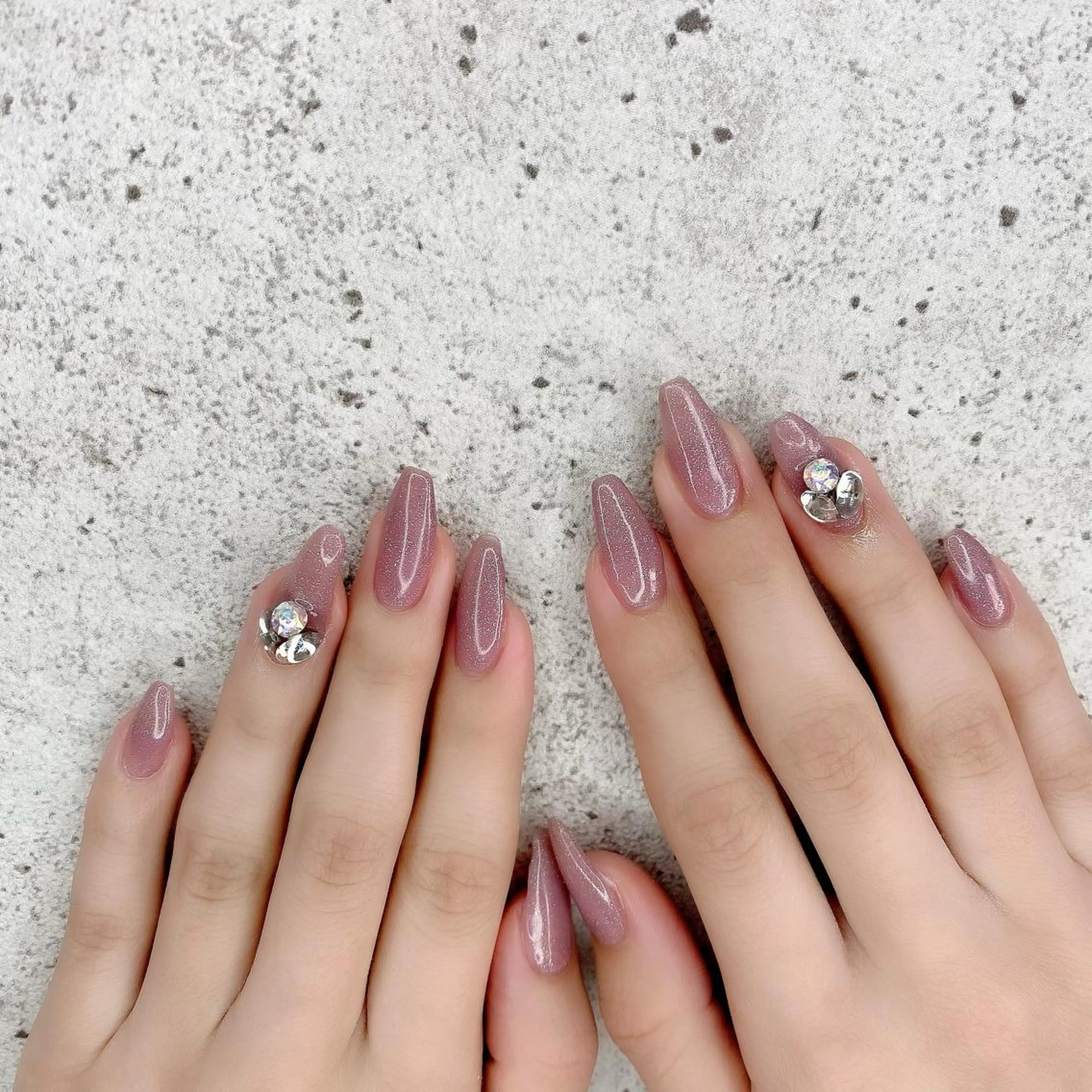 ロング カラー パーマ ヘアアレンジ メンズ キッズ ネイル マツエク・マツパ Salon Ｋのネイルデザイン