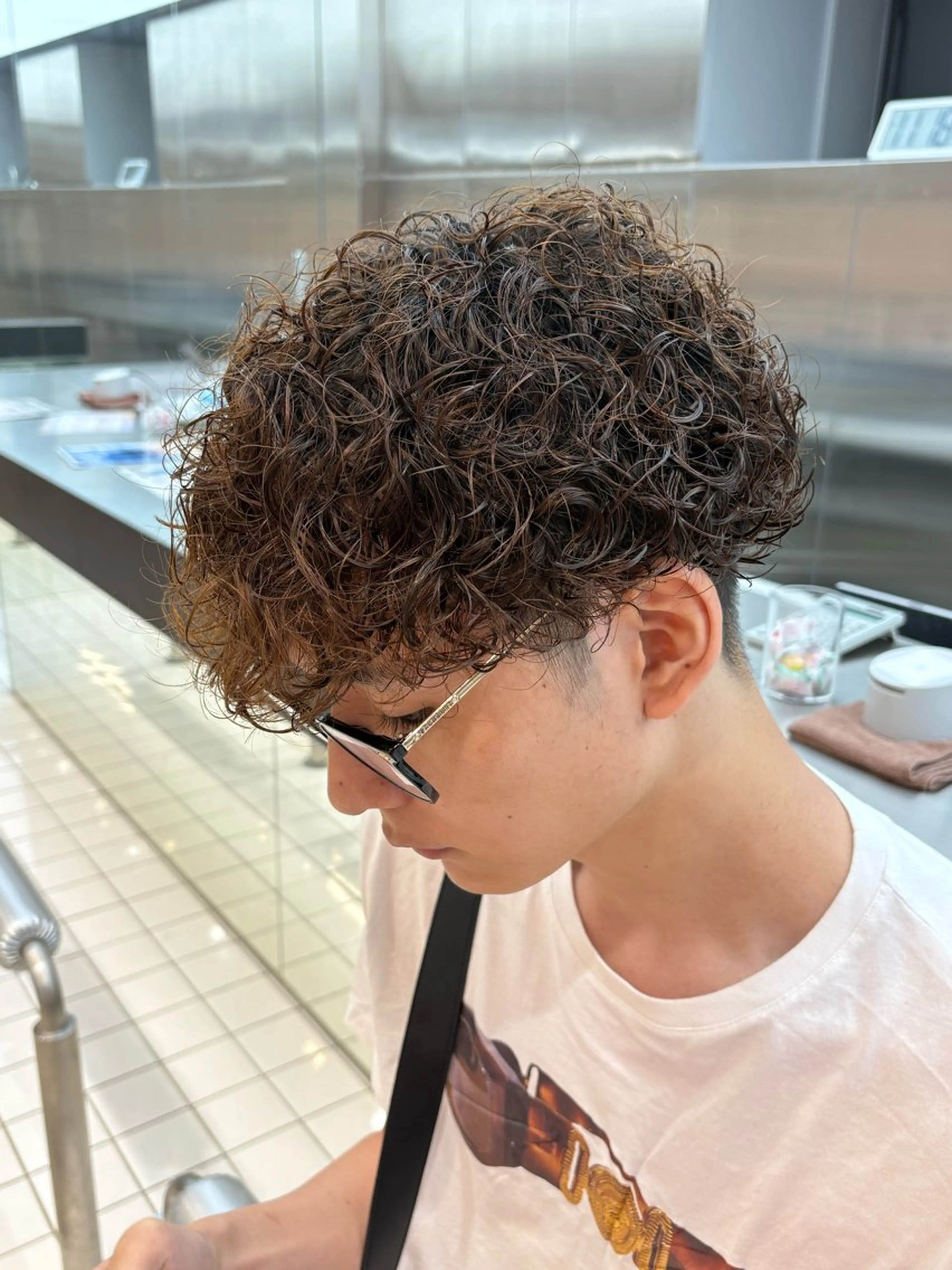 パーマ メンズ カット パーマ fifth 武正 琉生のヘアスタイル