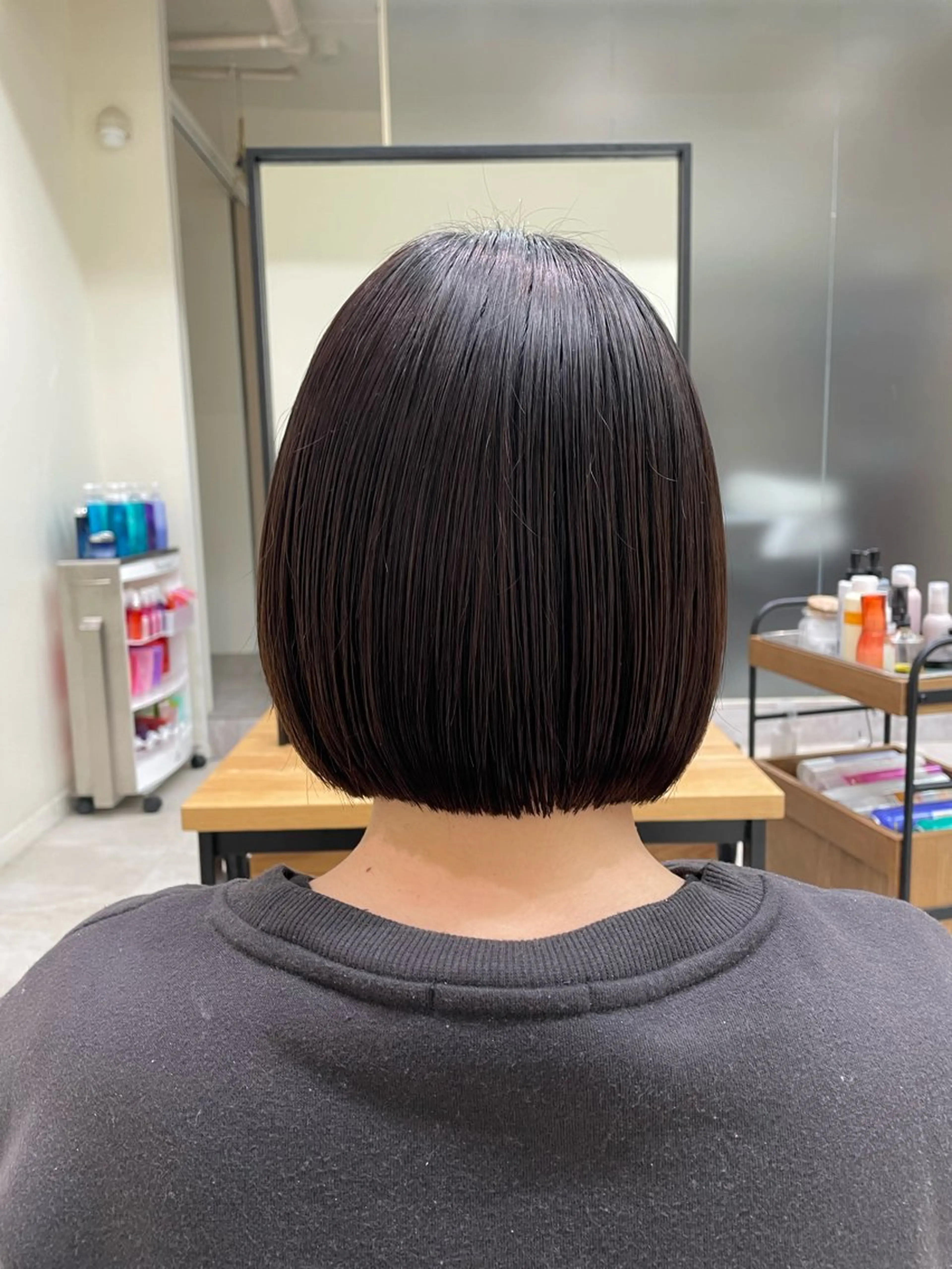 ショート ボブ カット ボブ/インナーカラー /眉毛/Miyuのヘアスタイル