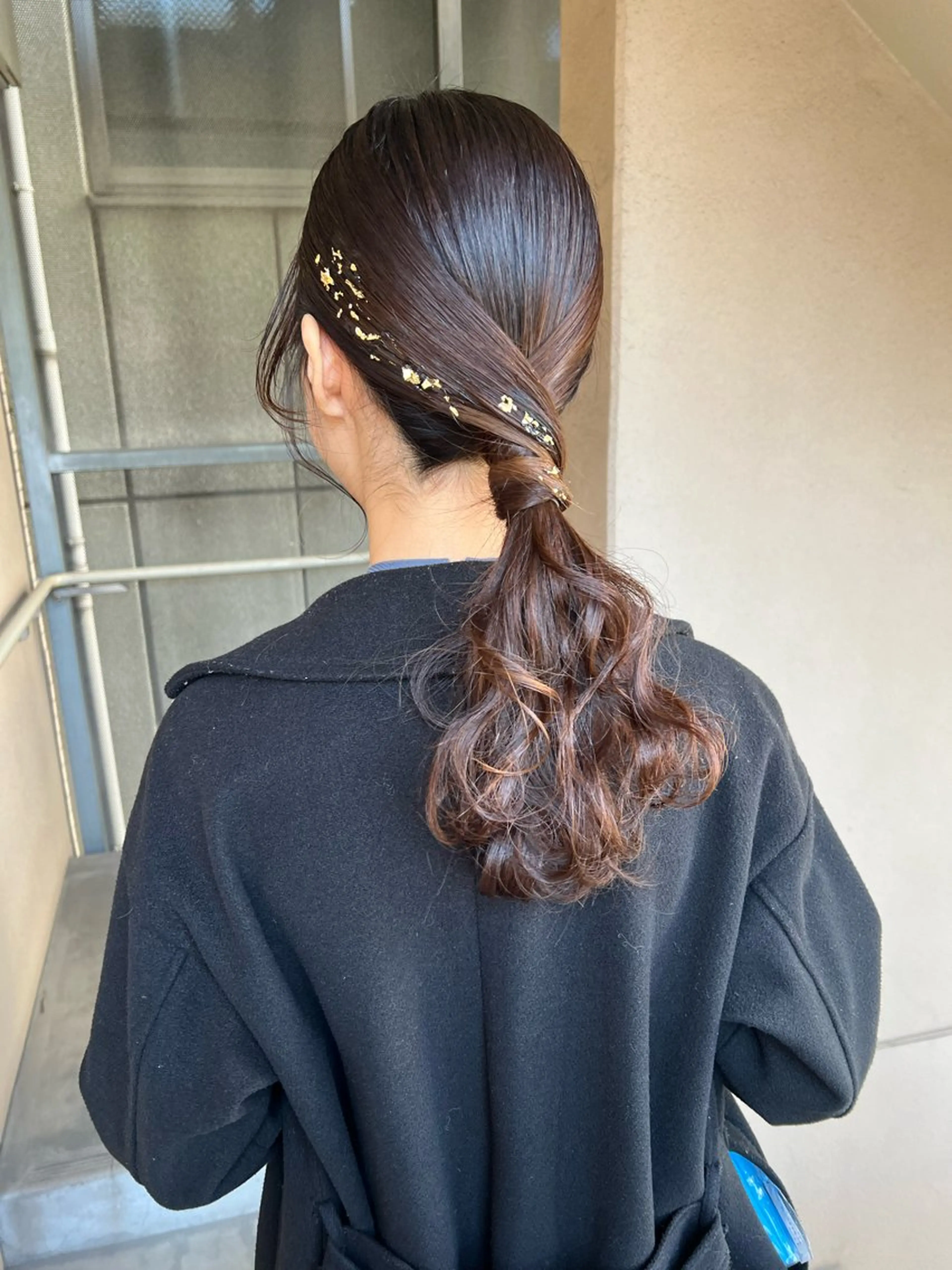 セミロング ヘアアレンジ ヘアセット カラーパティシエ facce🌼ikoのヘアスタイル