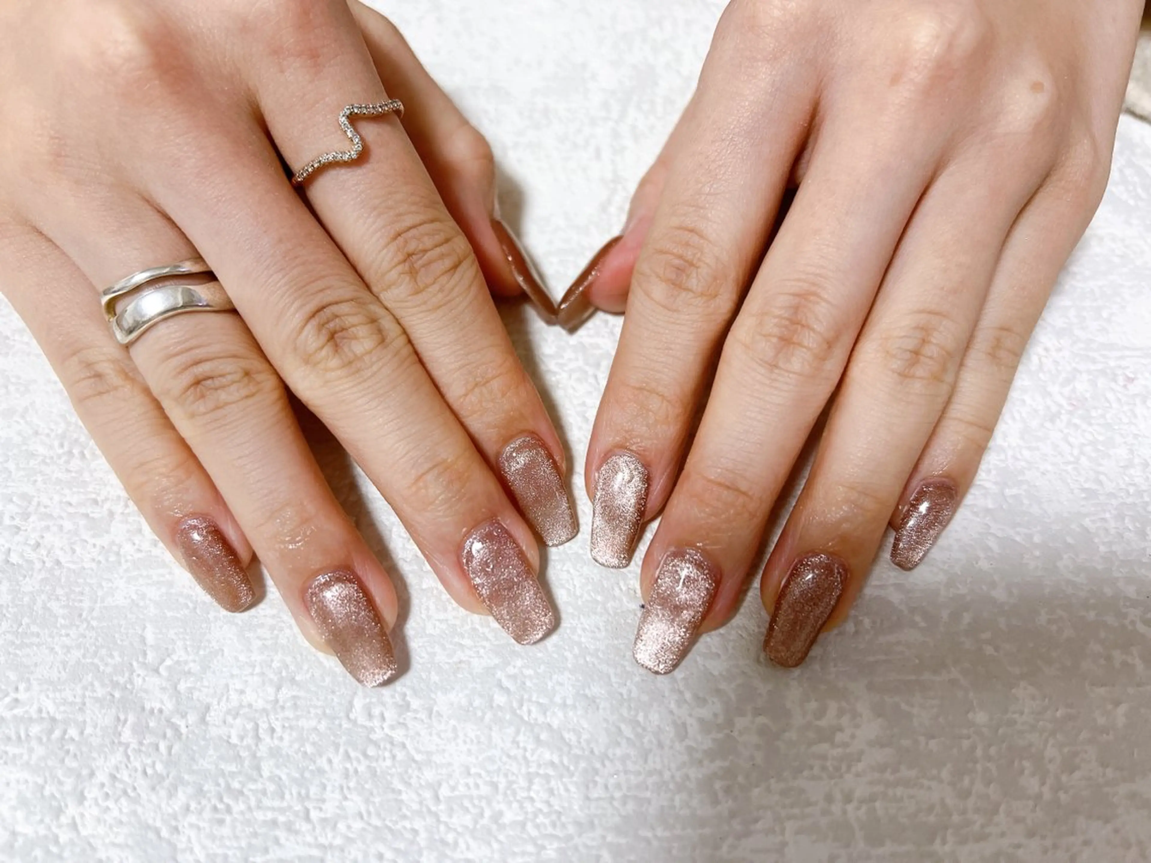 ネイル オーロラネイル フットネイル フレンチネイル ジェルネイル 韓国ネイル ハンドネイル Mogu nail 二子玉川のネイルデザイン