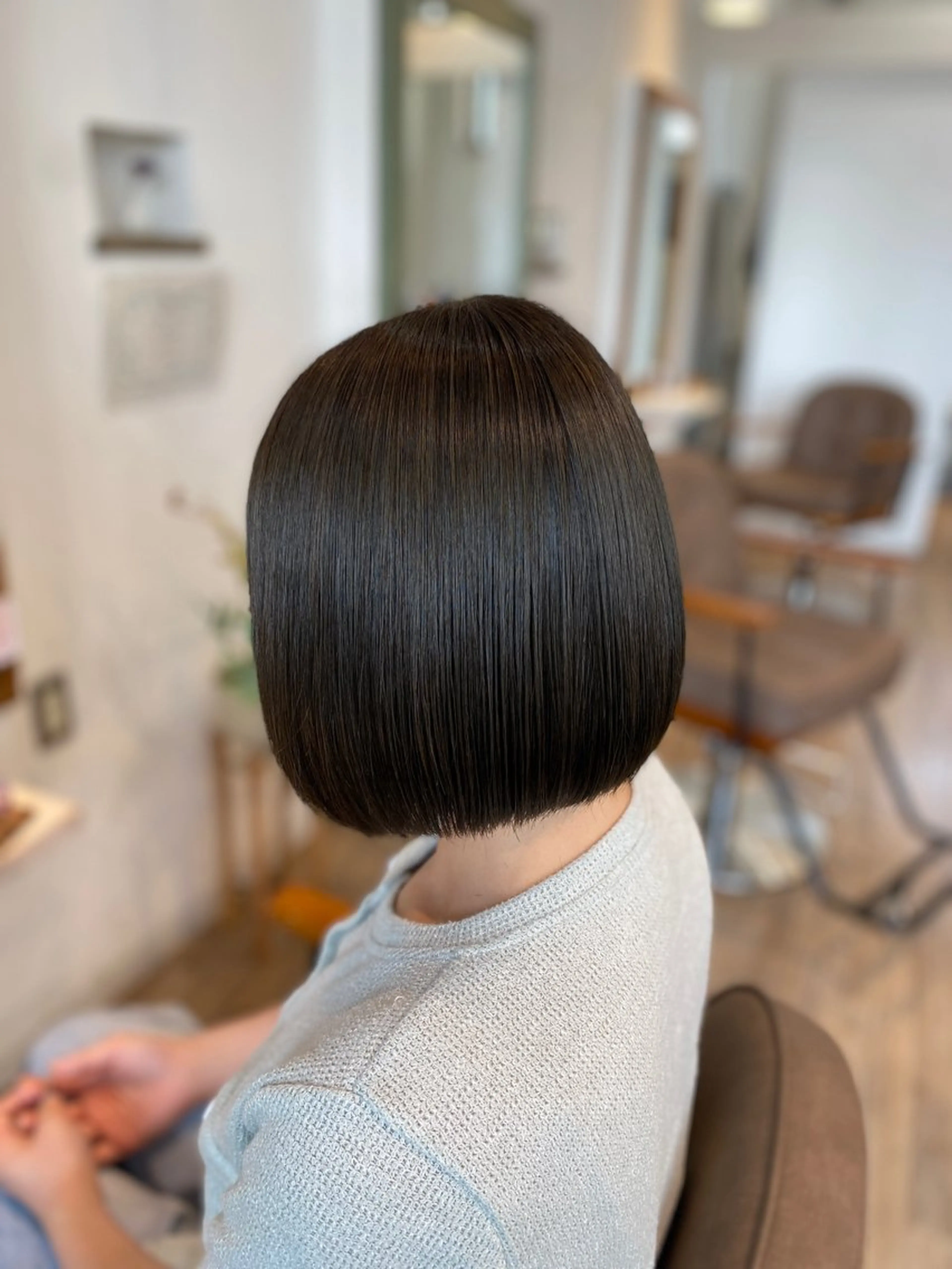 ショート カラー オリーブカラー 安住 千明のマツエク・マツパデザイン