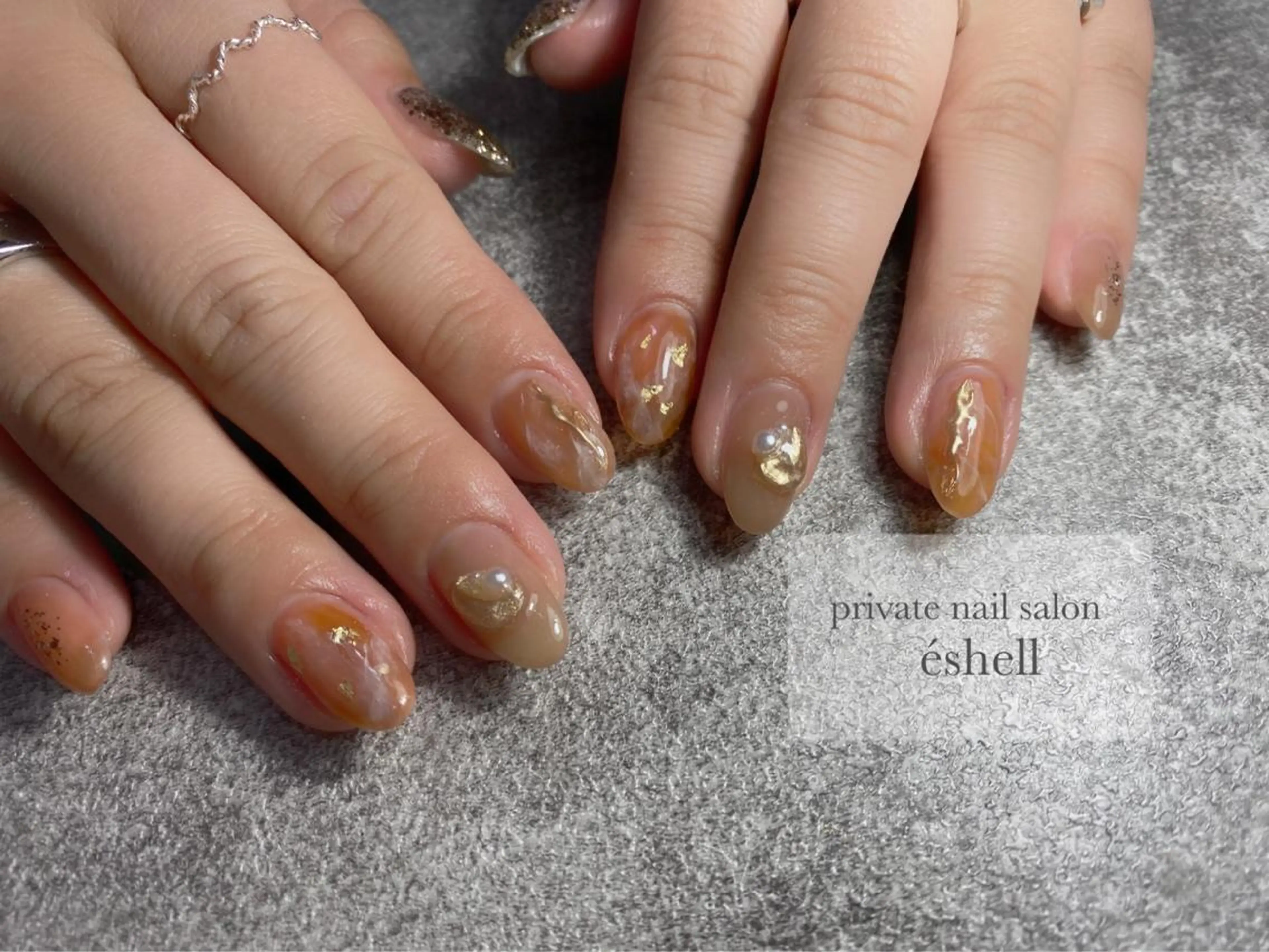 ネイル ハンドネイル nail salon éshellのネイルデザイン