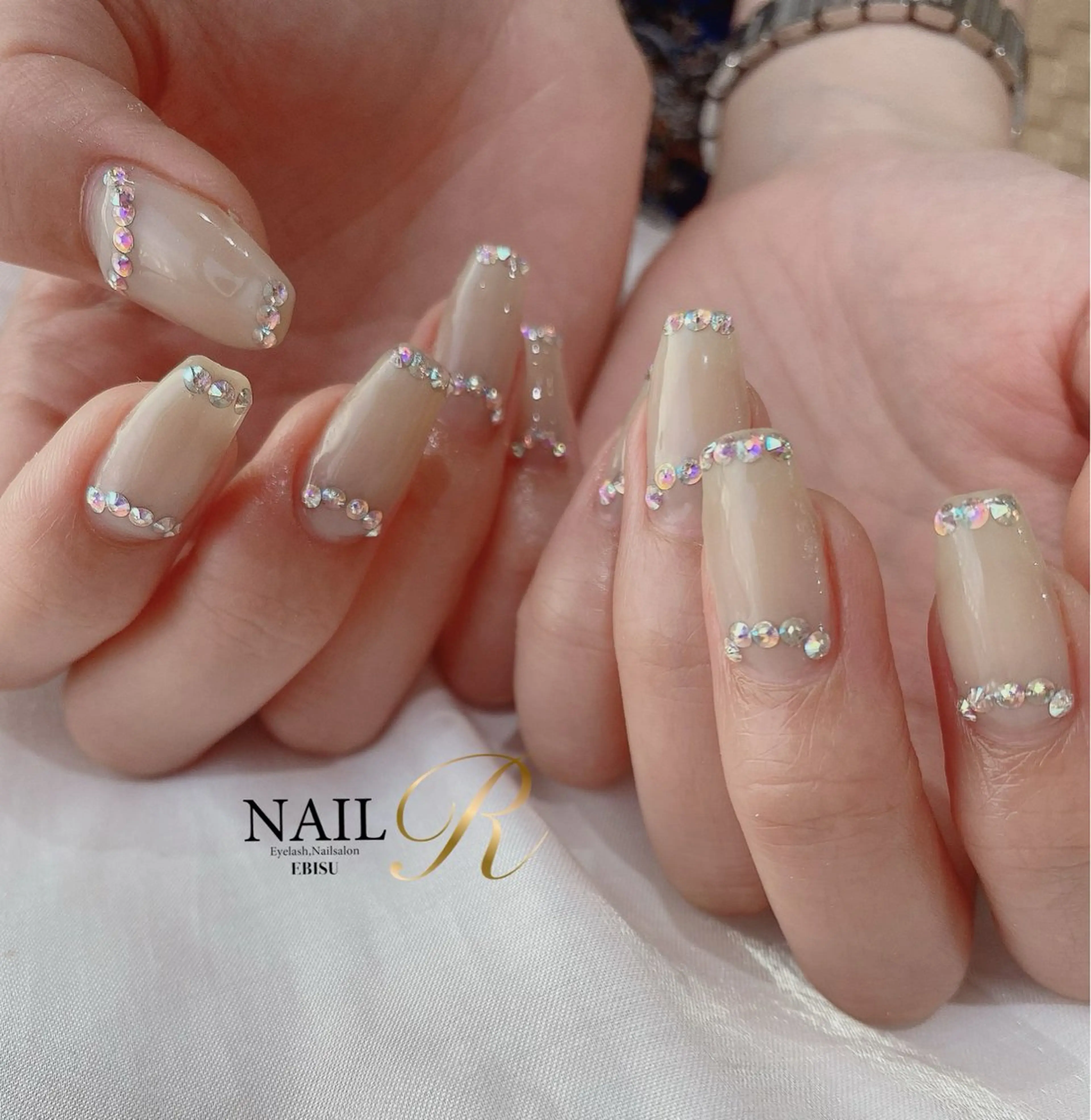 ミディアム ハンドネイル JNA認定講師🌸 RIEのネイルデザイン