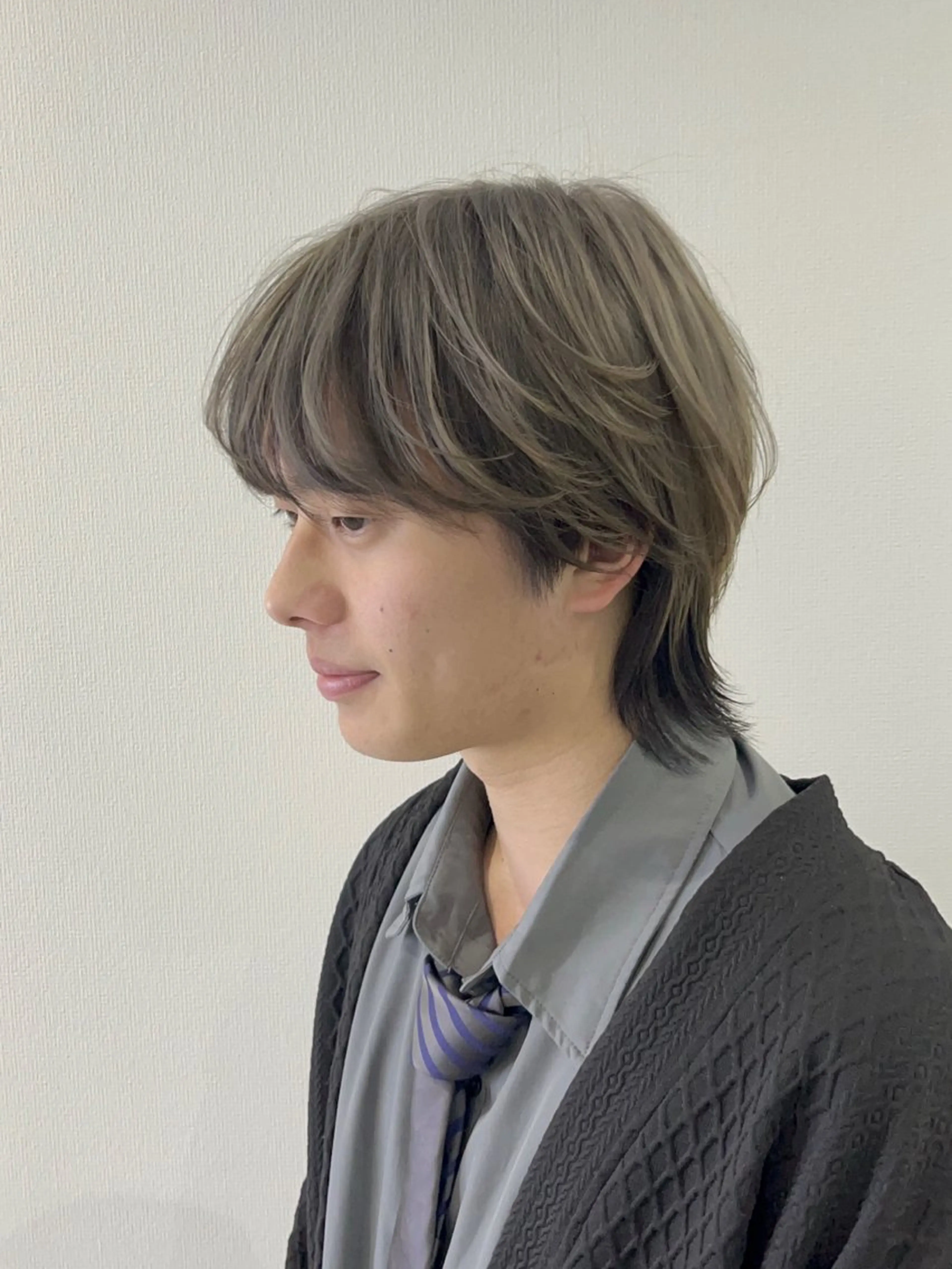 メンズ マッシュウルフ マッシュ メンズウルフカット ウルフカット 山本 梨華のヘアスタイル