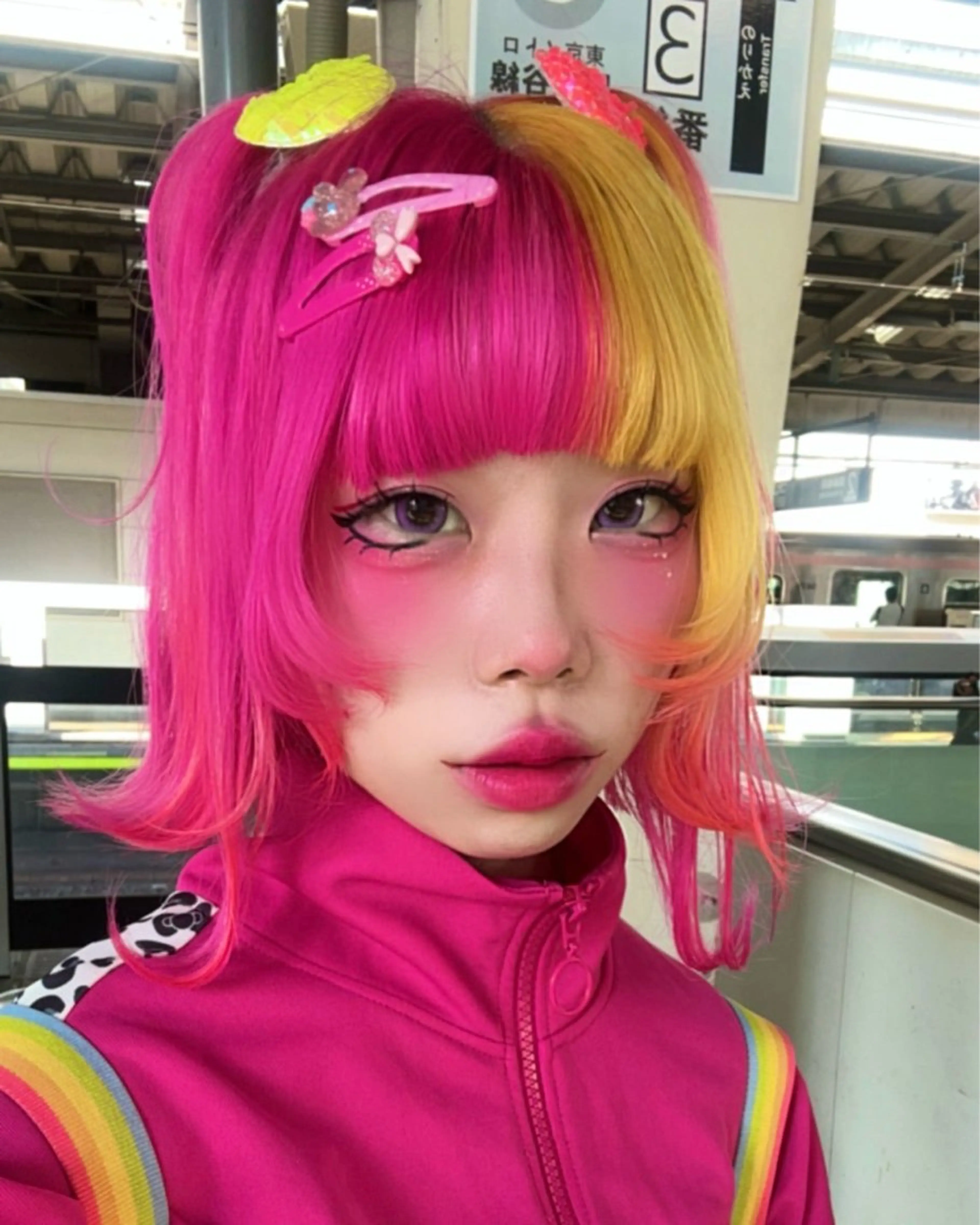 ミディアム カラー ヘアカラー uros.所属・🩵aiko / モデル募集中️🩵のヘアスタイル