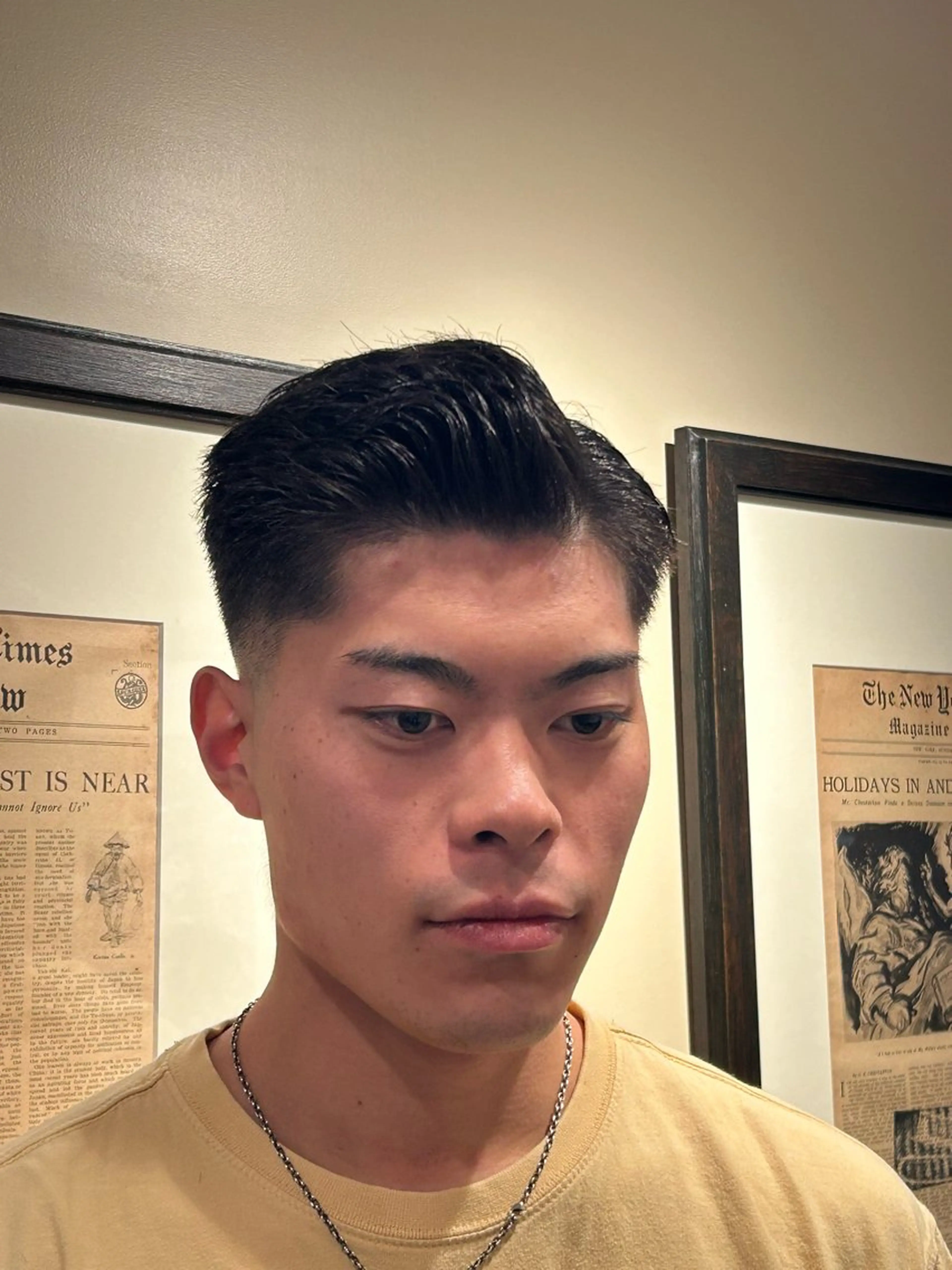 メンズ 七三 YUUKA /barber/床屋のヘアスタイル