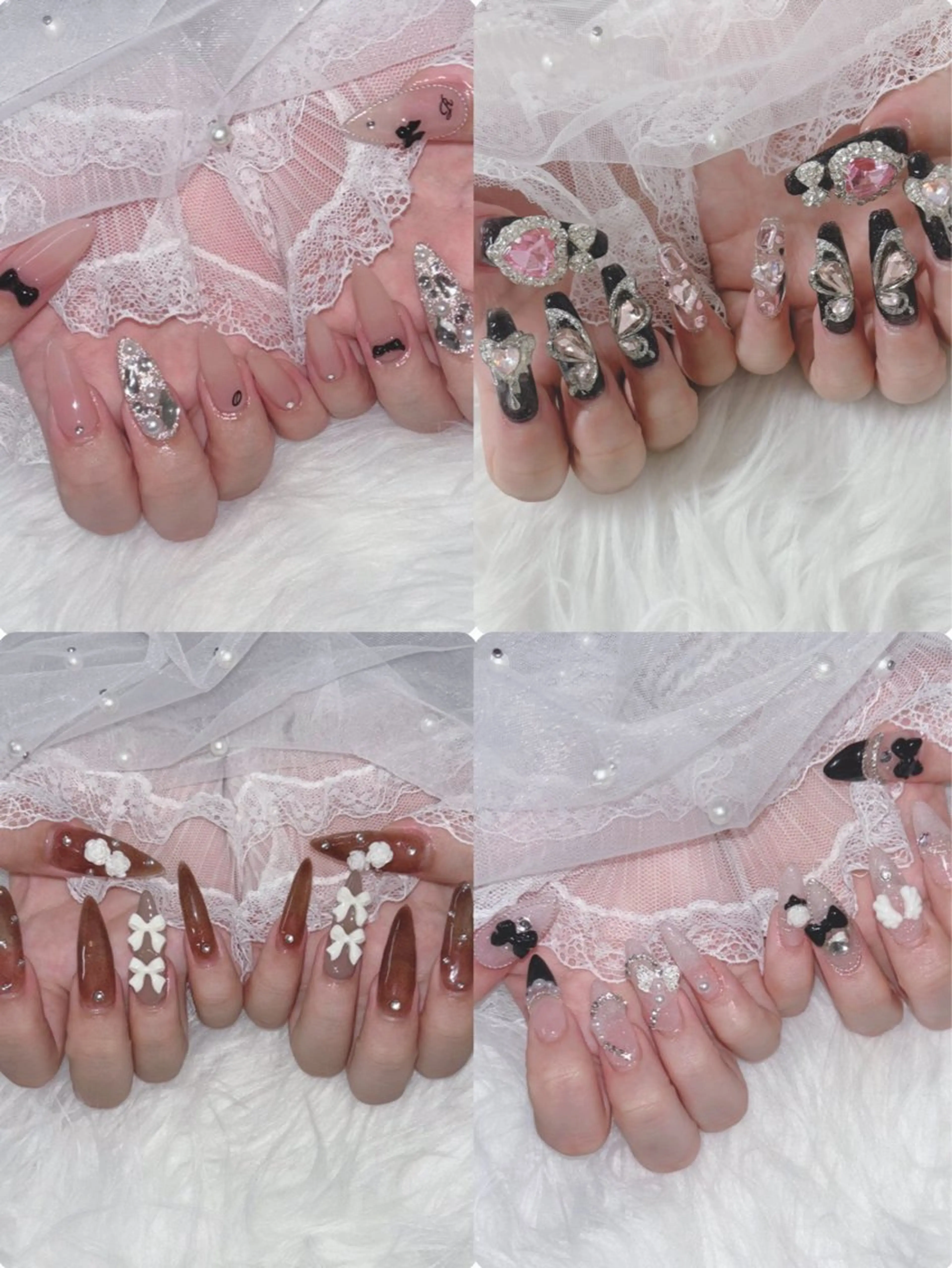 長さだしチップ‼️パーツ付け放題‼️(ベースはラメかフラッシュのみ)の写真