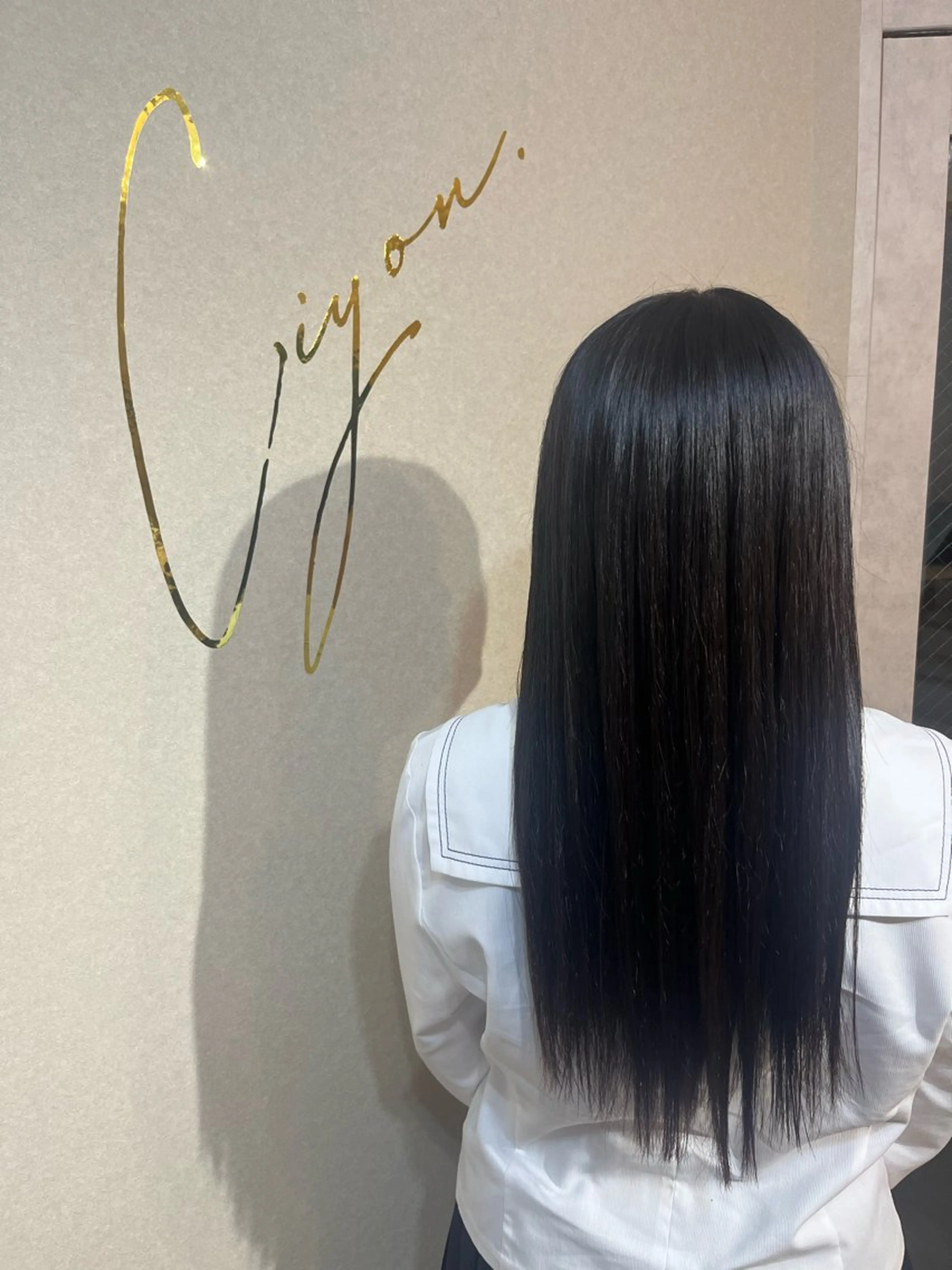 ロング 縮毛矯正 【Ciyon.】 Momokoのヘアスタイル