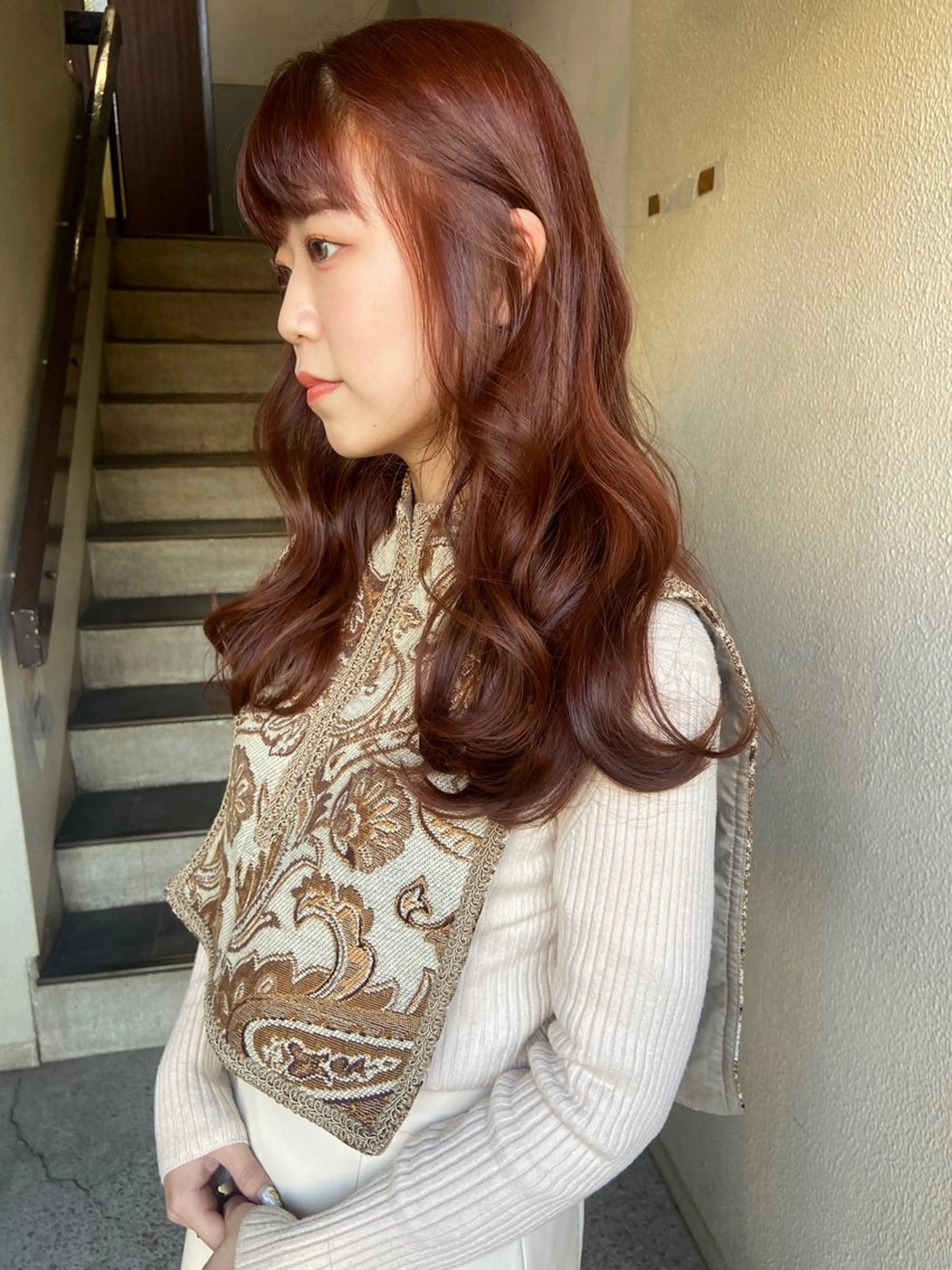 ロング CIERA所属・トウジョウ アリサのヘアスタイル