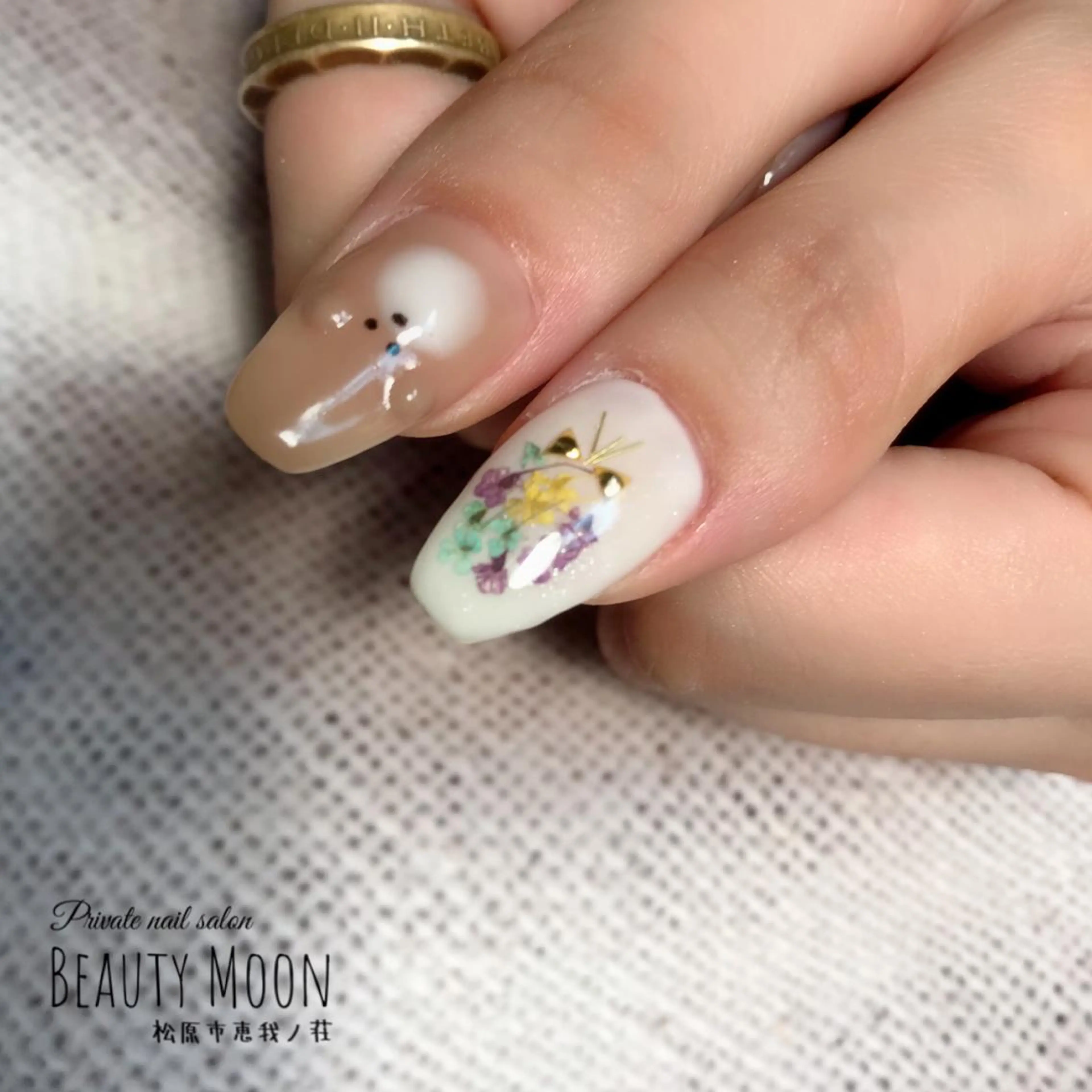 ネイル アートネイル ジェルネイル ハート 持ち込み パラジェル beauty ☪︎moonのネイルデザイン