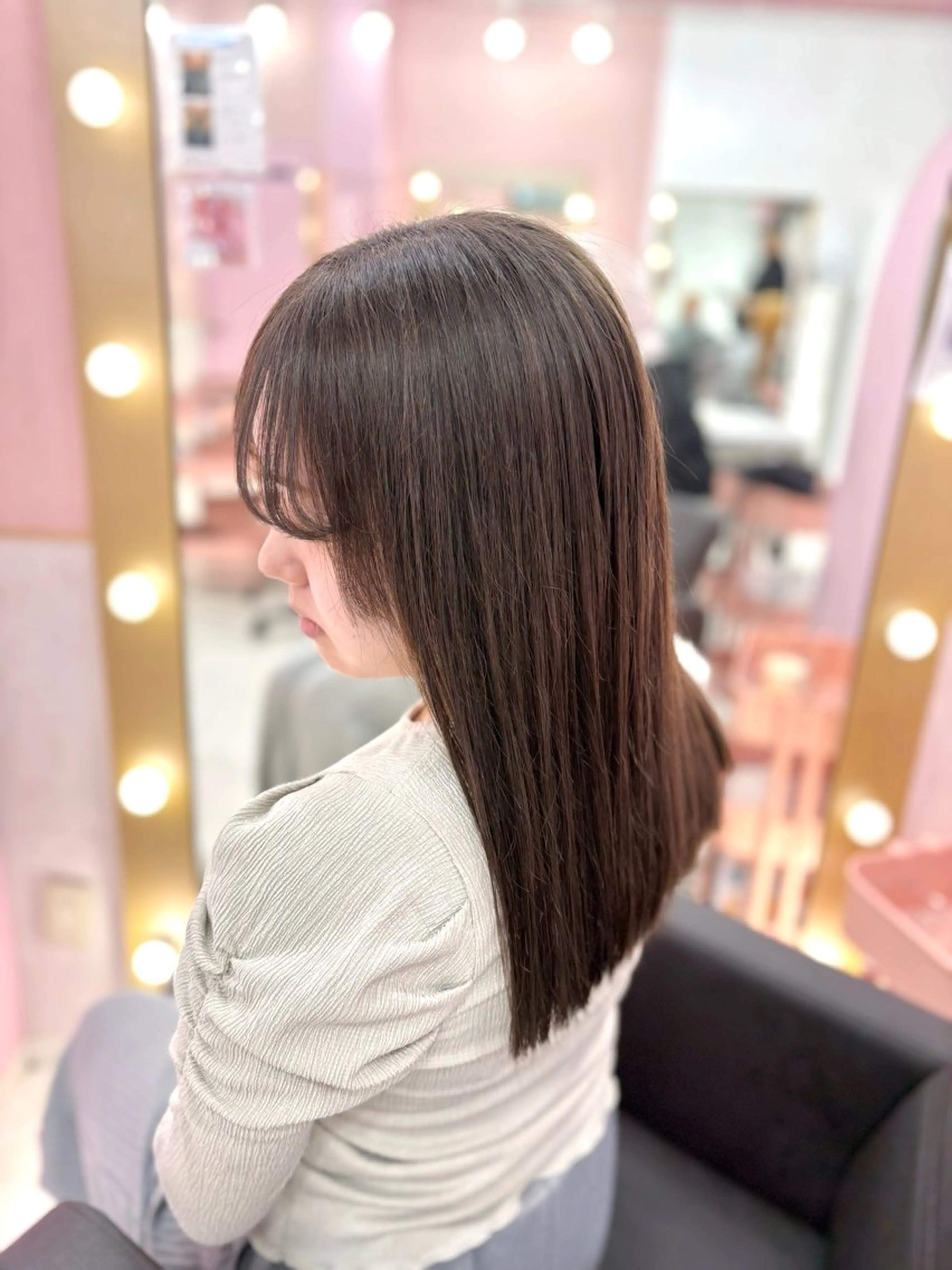 セミロング カラー 甘ふわgirly🎀 ハイトーン🤍Ramのヘアスタイル