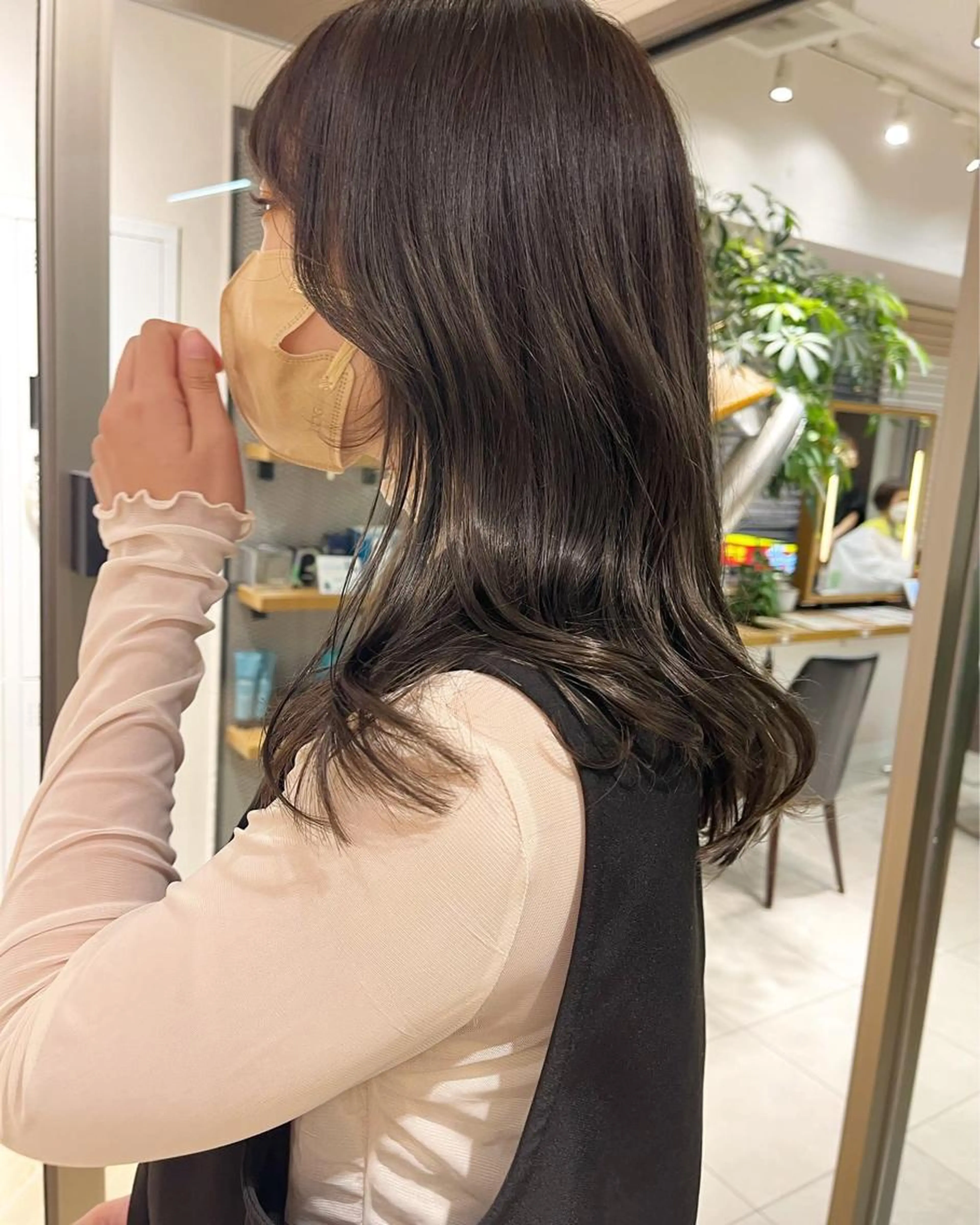 🌼前髪顔まわりカット+お出かけセットコテ巻きの写真