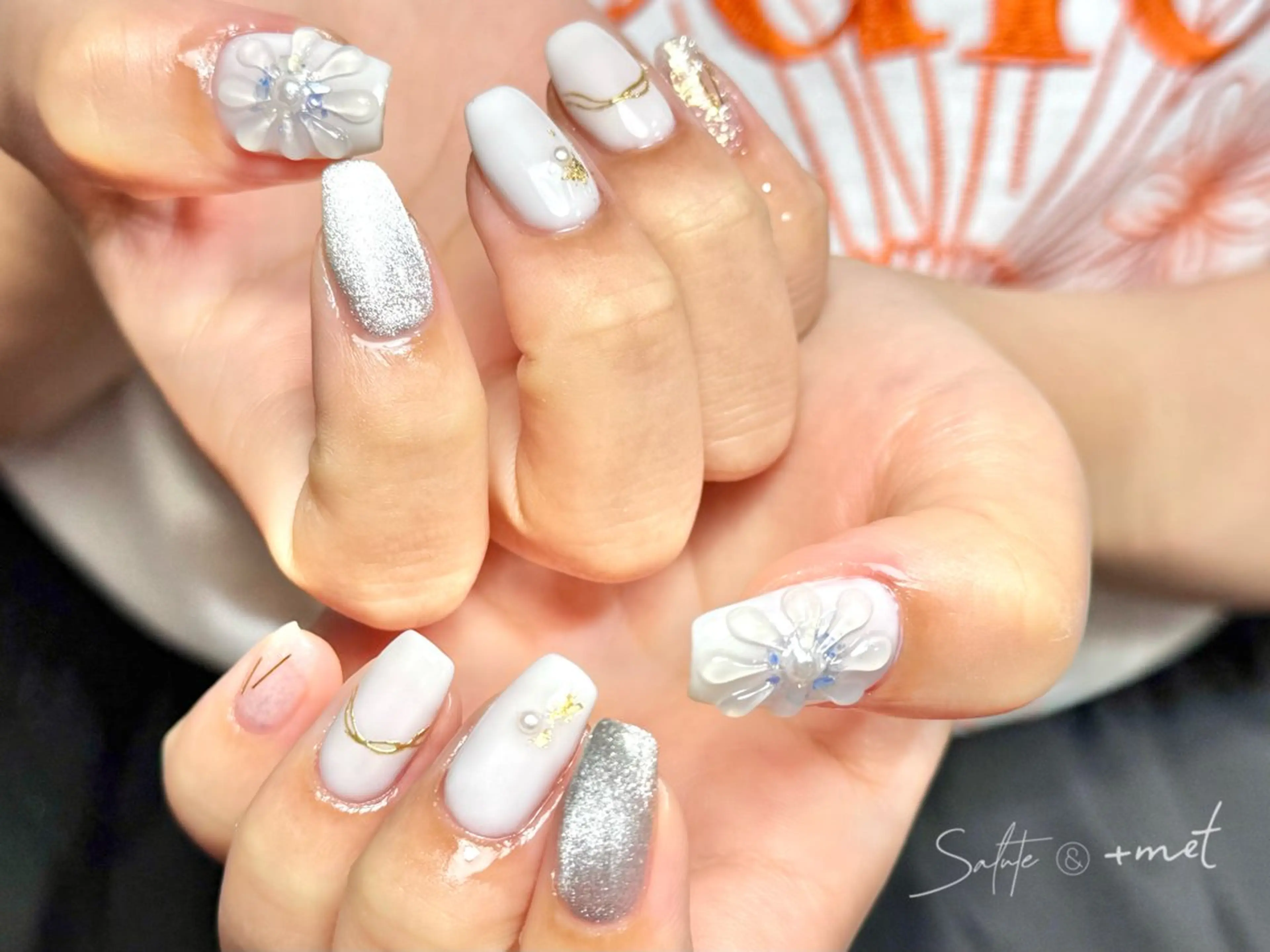 ネイル アートネイル フラワーネイル ハロウィン ニュアンスネイル オフィスネイル Refine ネイリスト　坂本のネイルデザイン