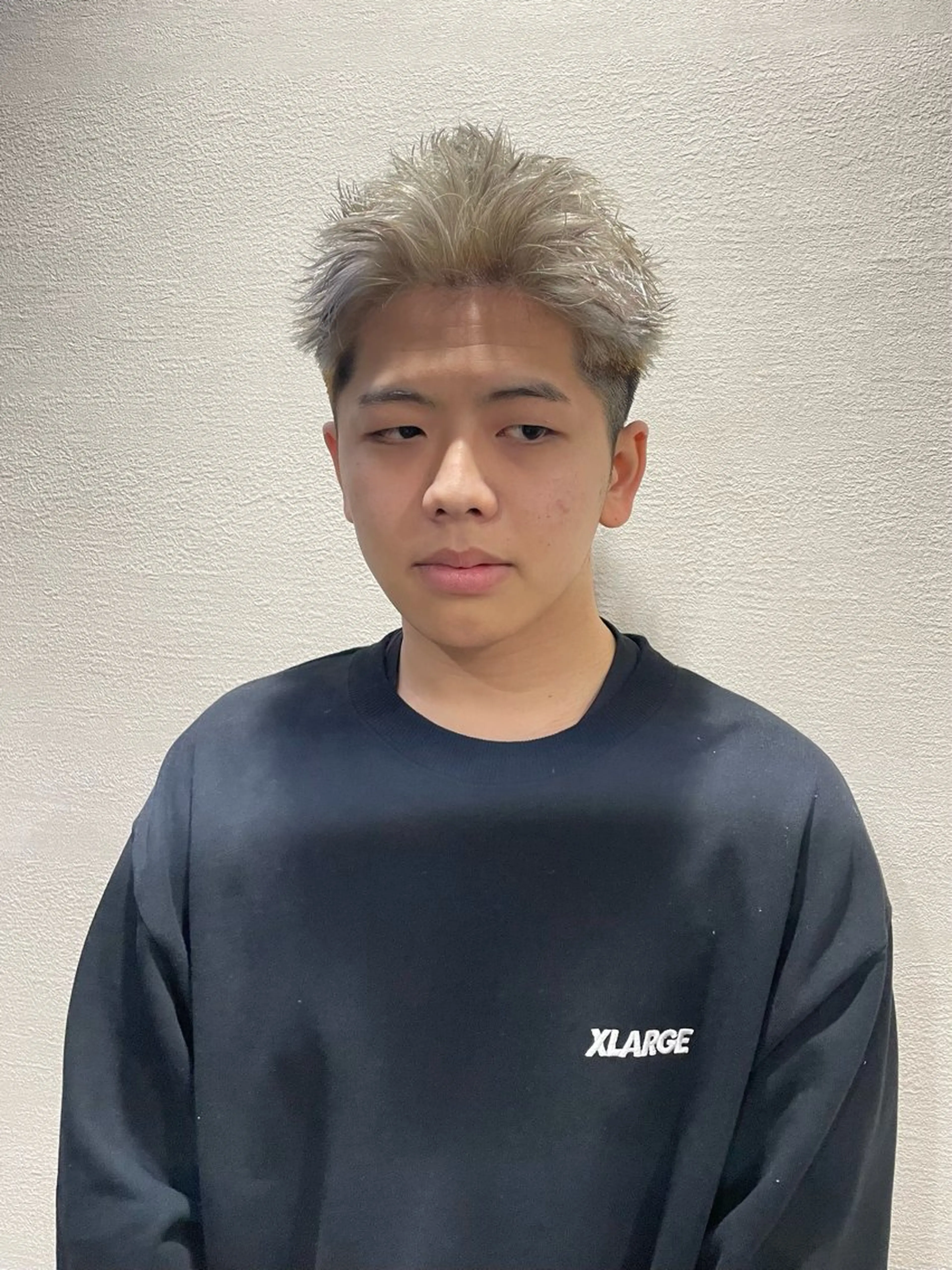 メンズカット＋トリプルカラーの写真