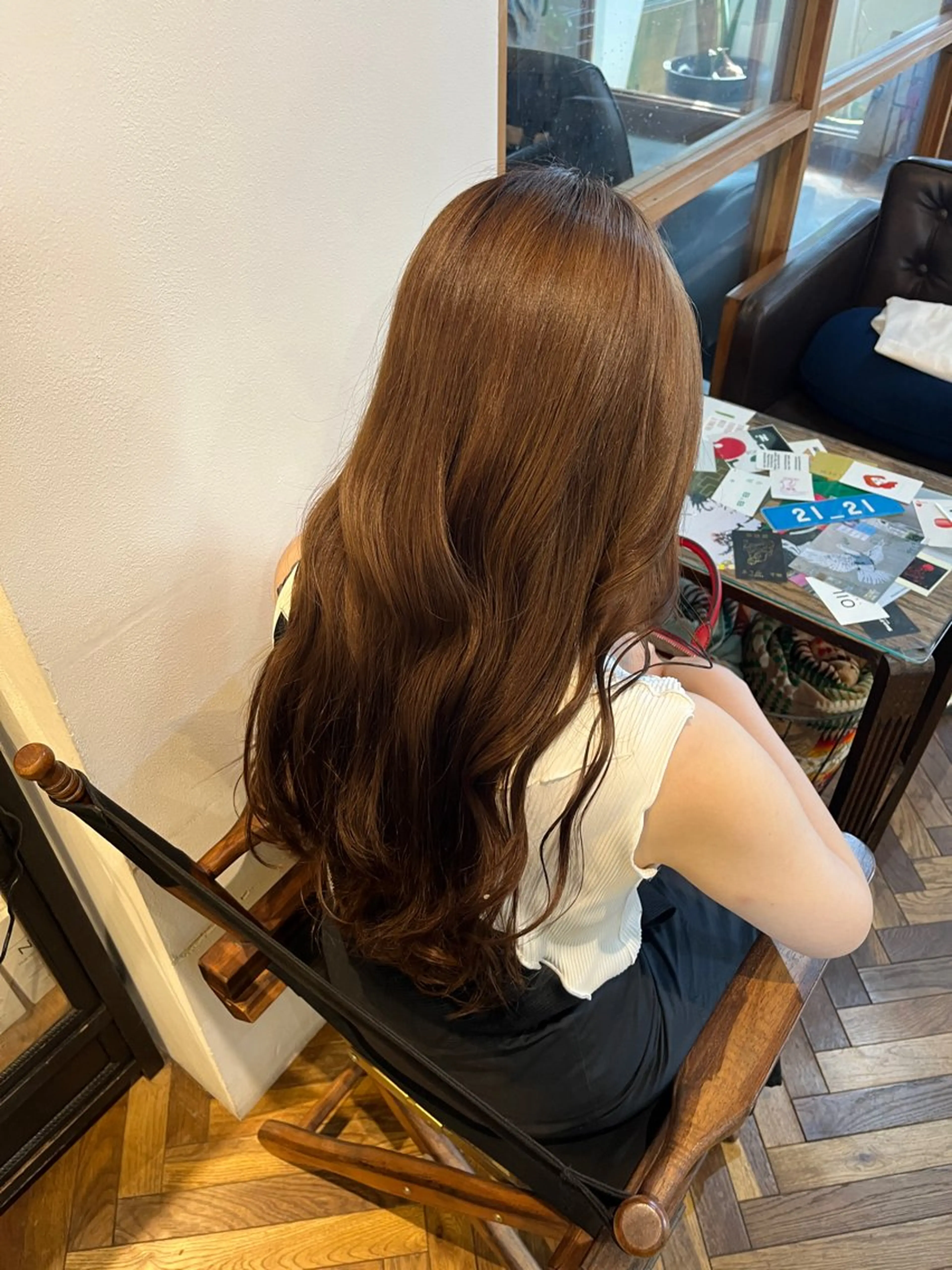 ロング カラー HOMIE TOKYO所属・sora / 渋谷 / ハイトーンのヘアスタイル