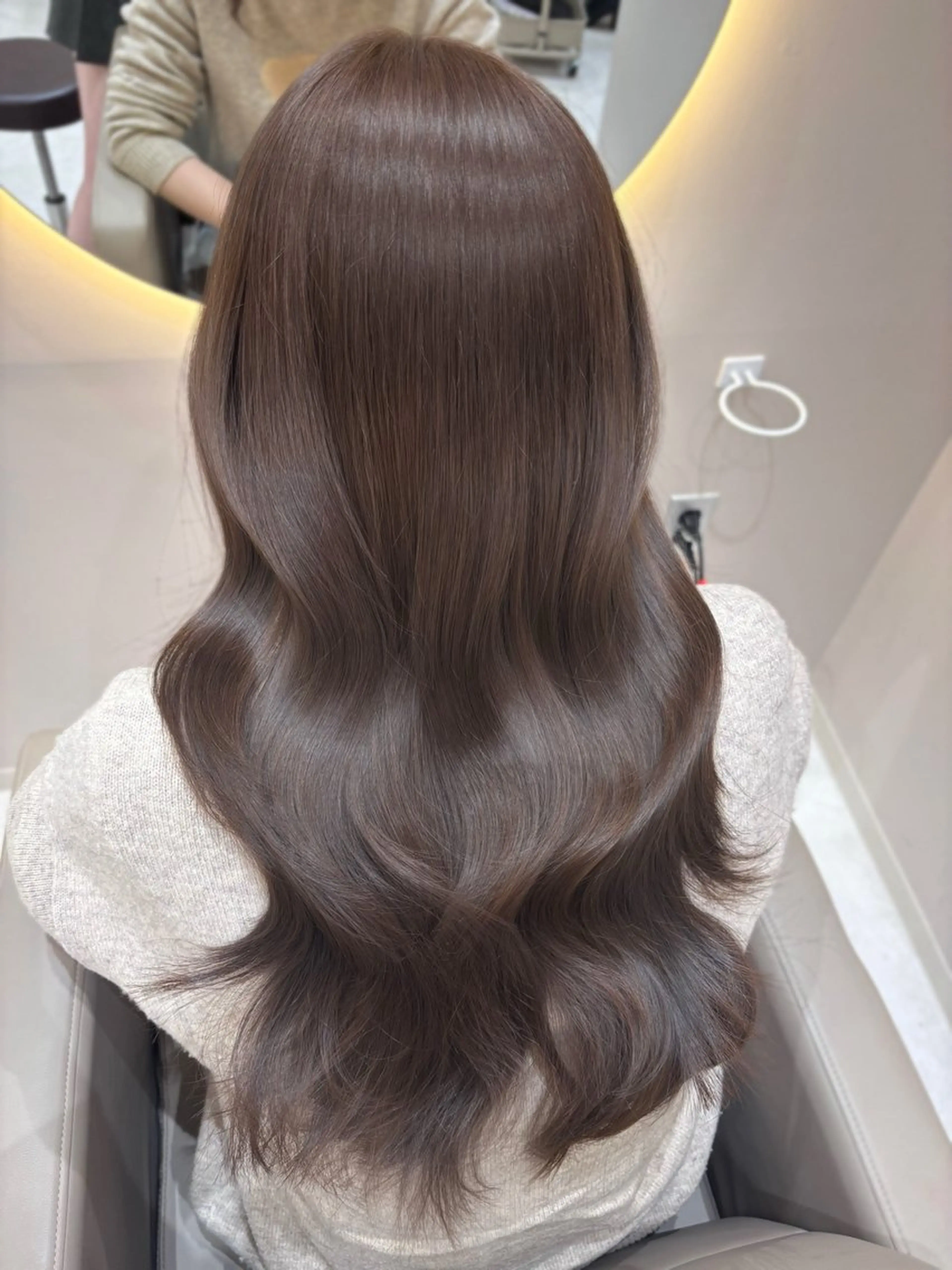 ロング ヘアカラー トリートメント 🤍AINA🤍 Zina高田馬場のヘアスタイル