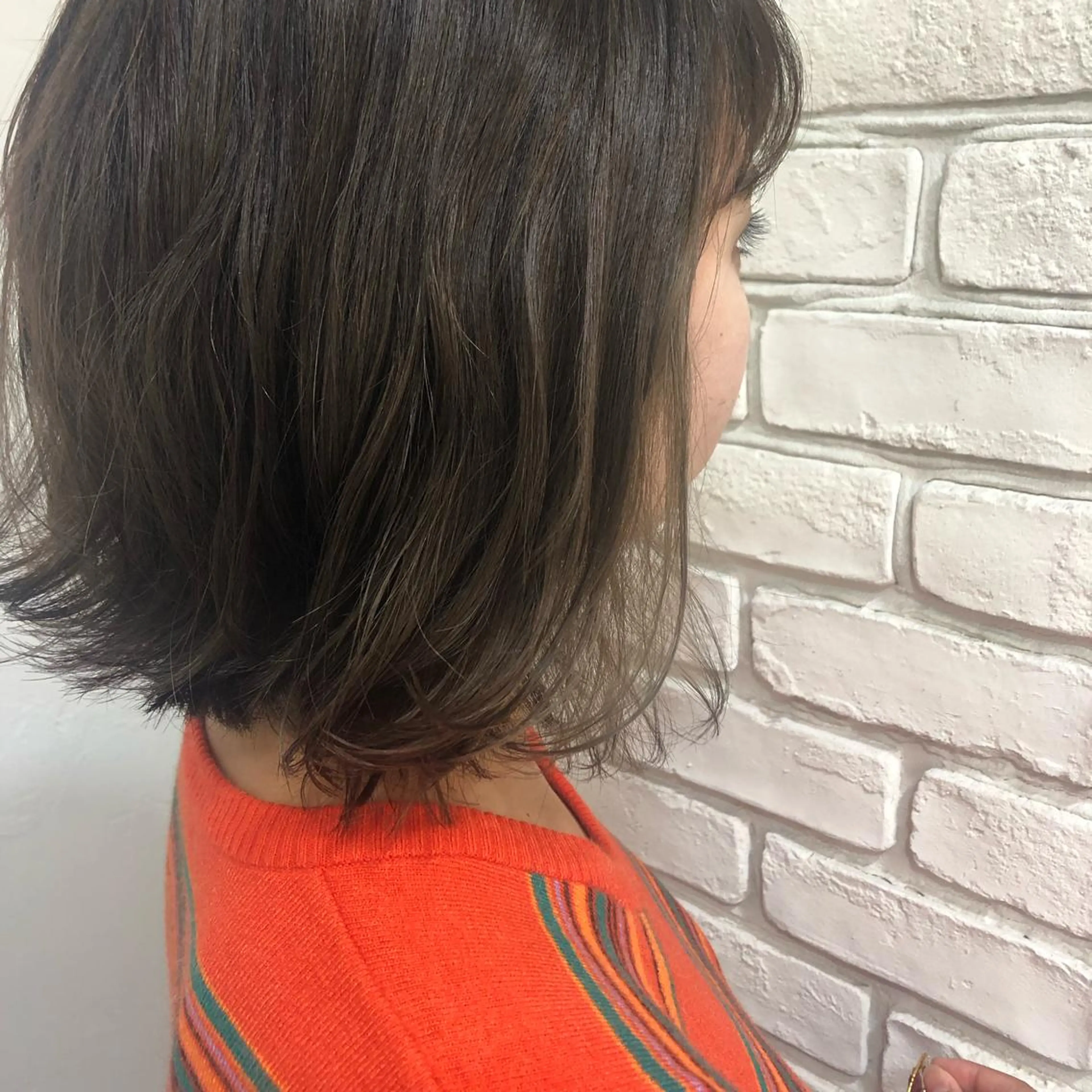 ミディアム カラー GLROW haruhiのヘアスタイル