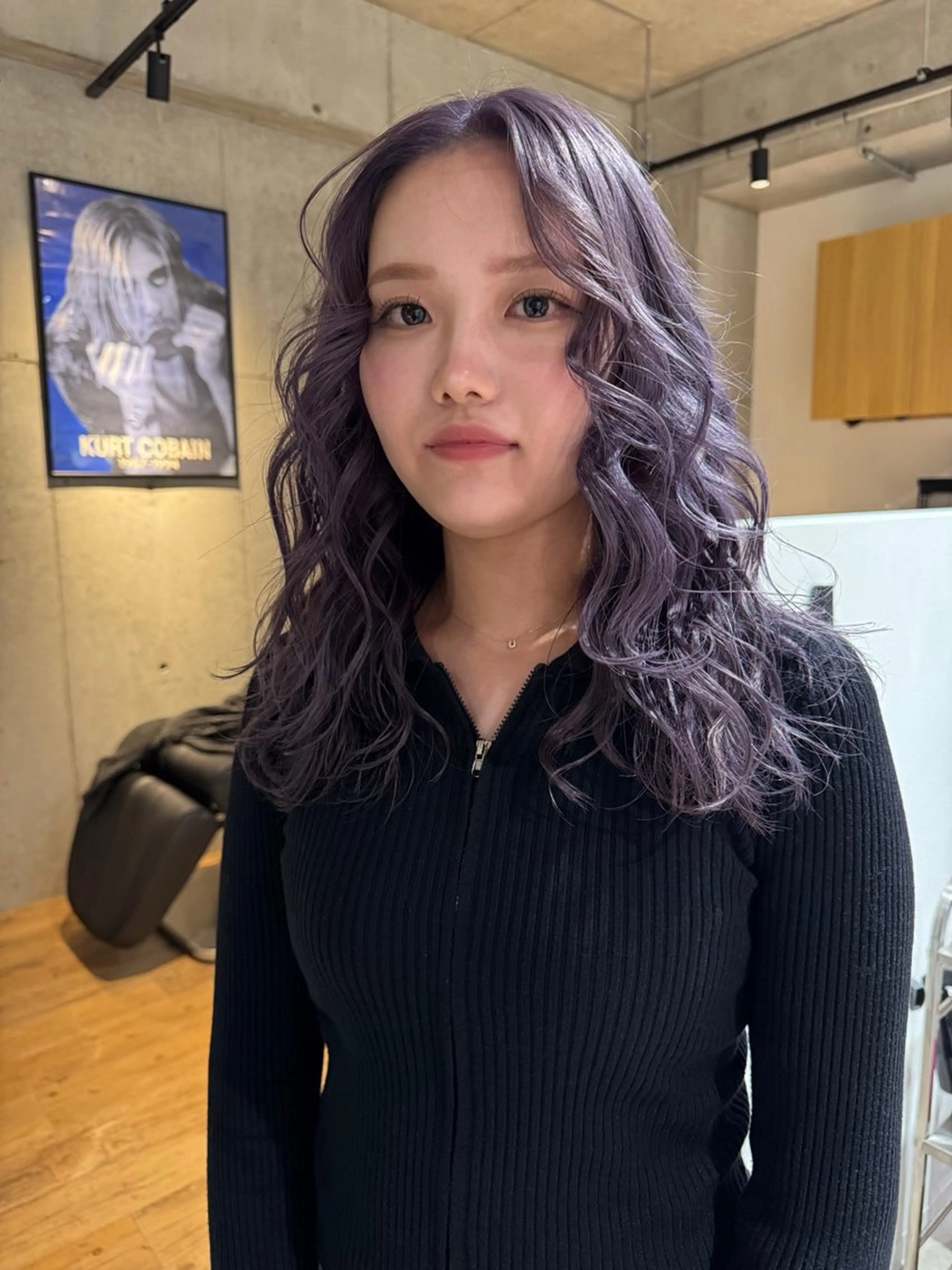 セミロング ヘアカラー siki/ボブ パーマ/ayanaのヘアスタイル