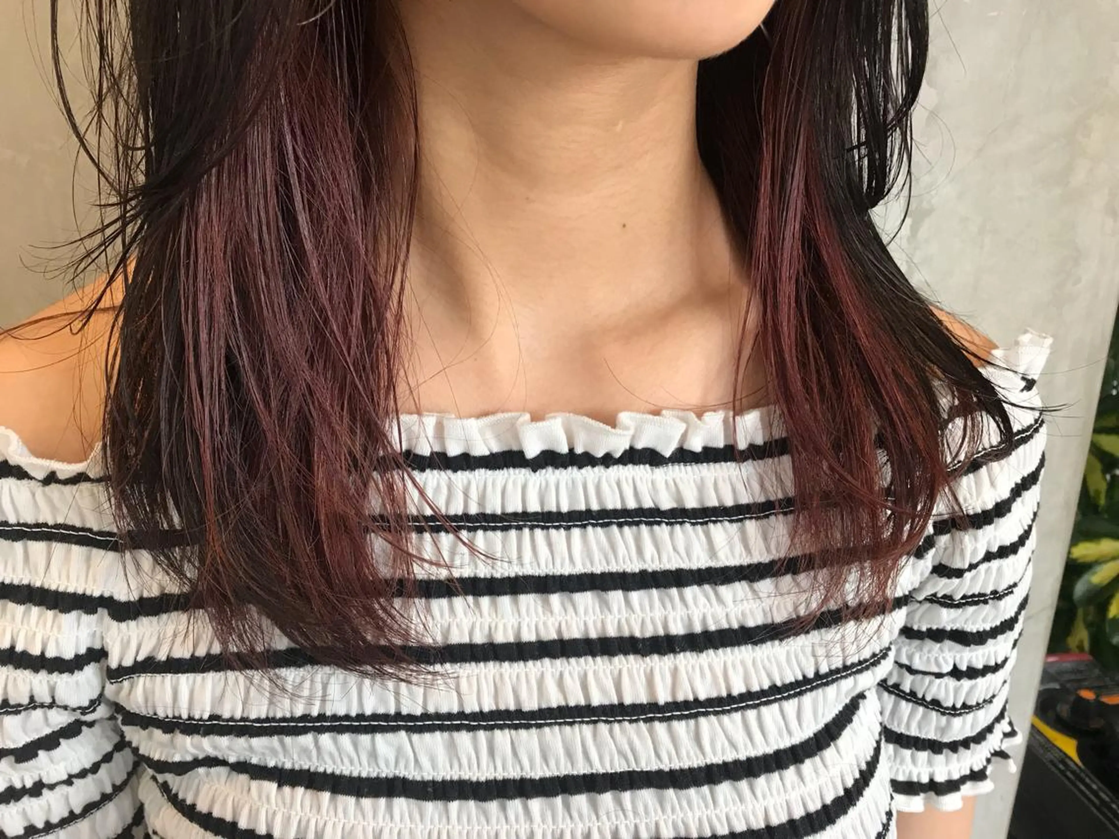 ミディアム カラー ヘアアレンジ ラベンダーカラー ラベンダーピンク ピンクカラー stylist/蛯谷 珠里のヘアスタイル