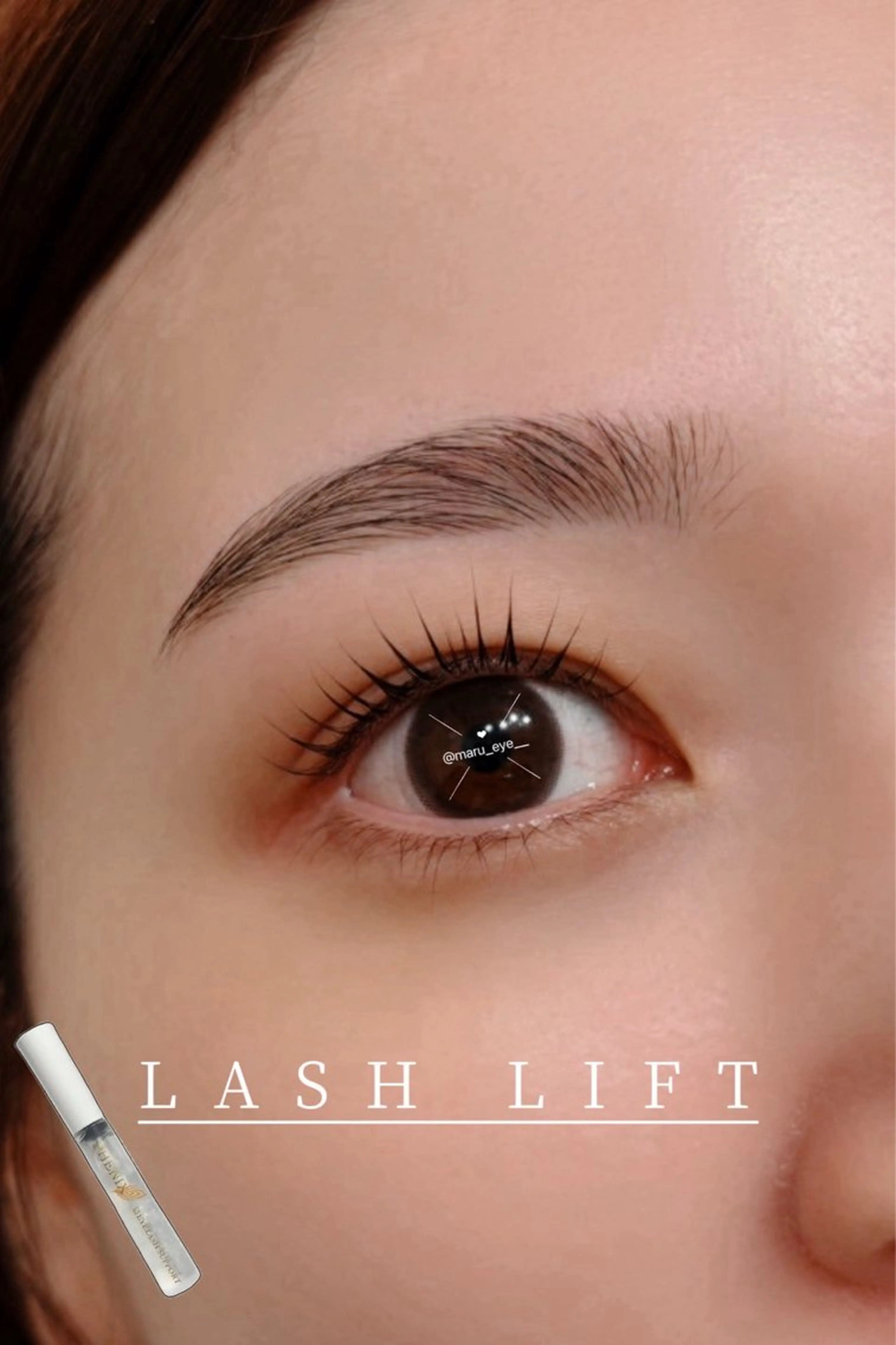 【上下まつ毛×アイブロウ】『上マツパ+下エクステor下マツパ＋美眉毛アイブロウ』表参道/原宿/明治神宮の写真