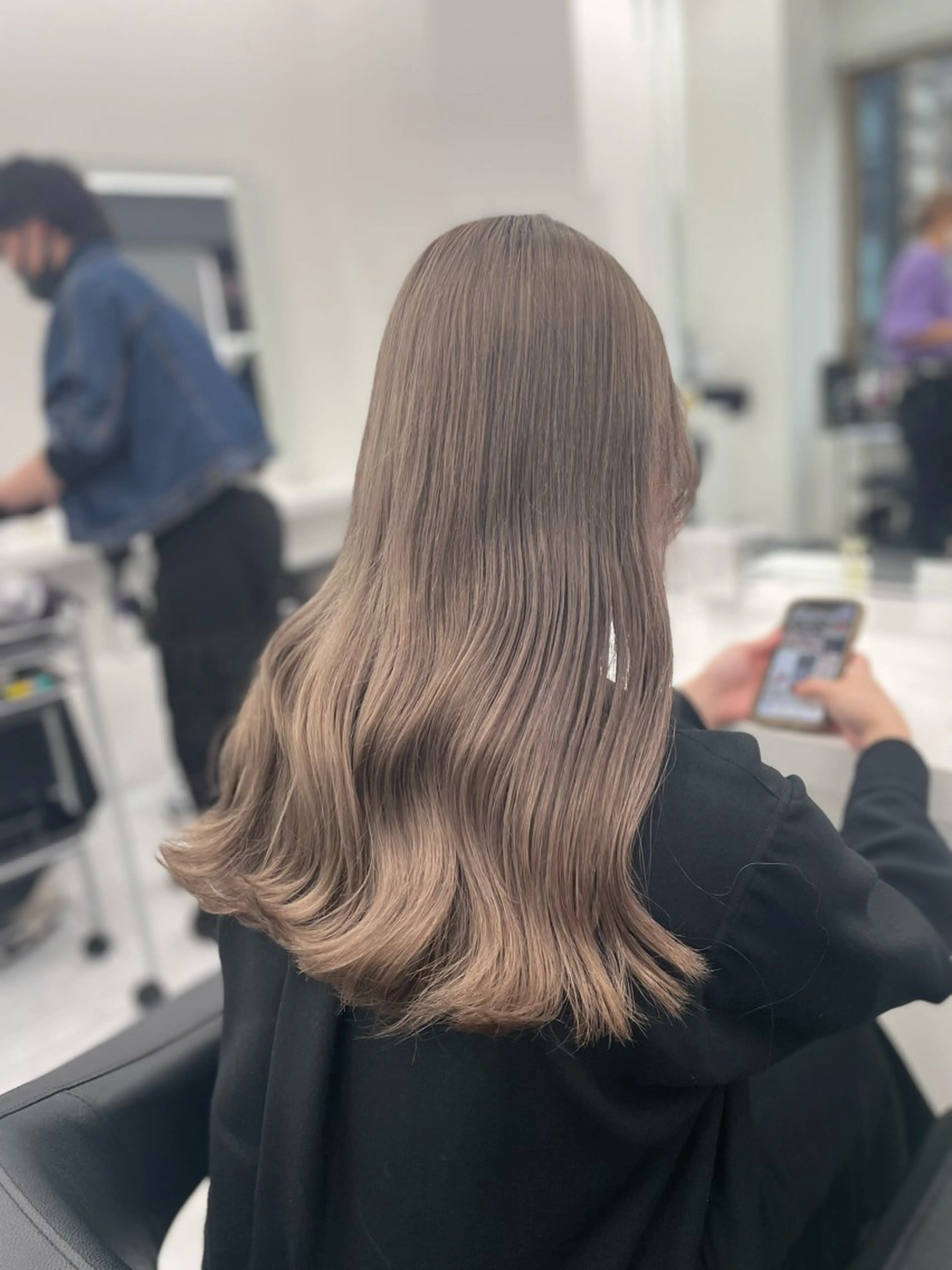 ロング 🤍韓国トレンド ヘア🤍miku🤍のヘアスタイル