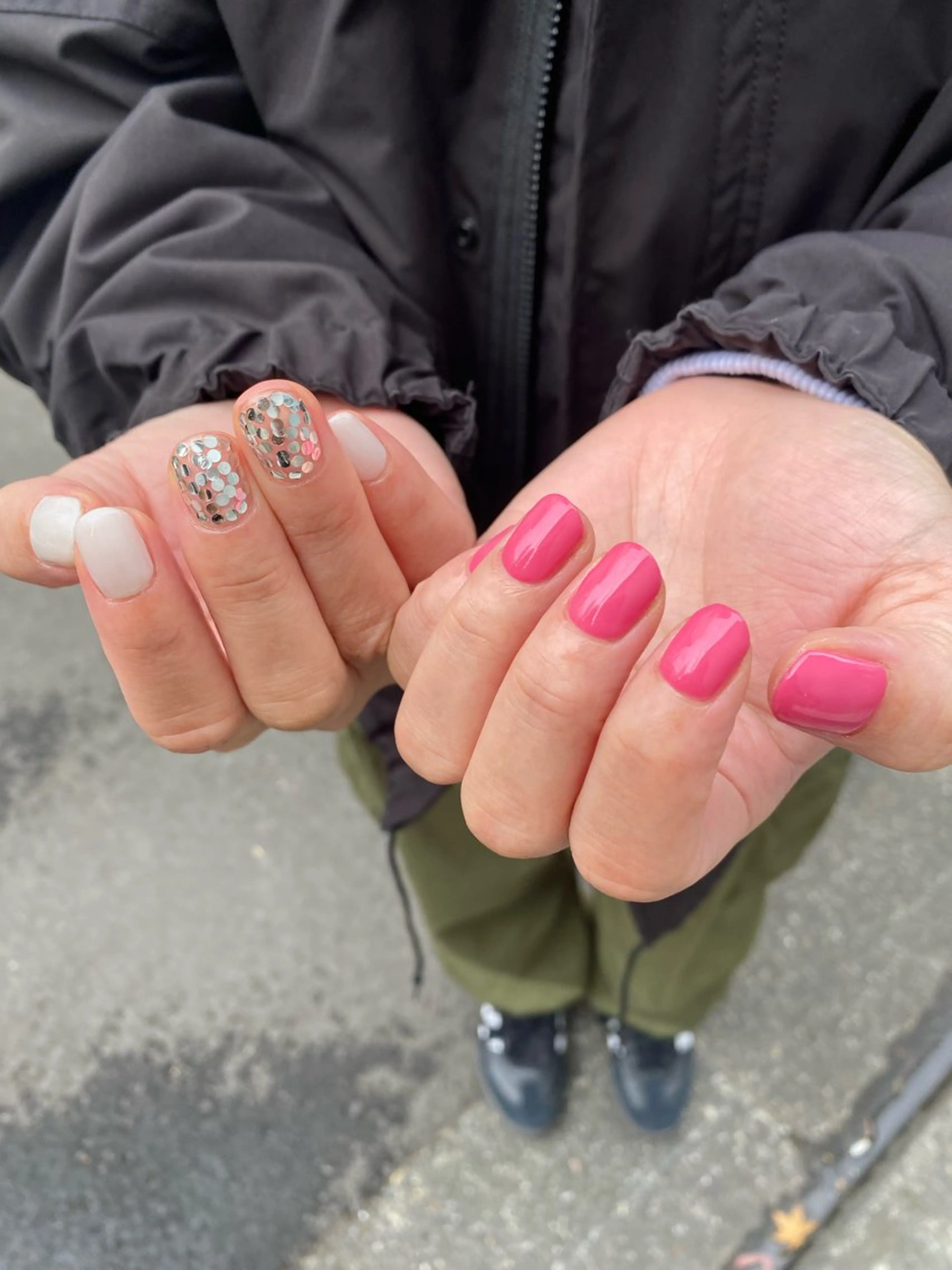 ネイル ラメ(グリッター) ワンカラーネイル Yumi 広尾|恵比寿ネイルのネイルデザイン