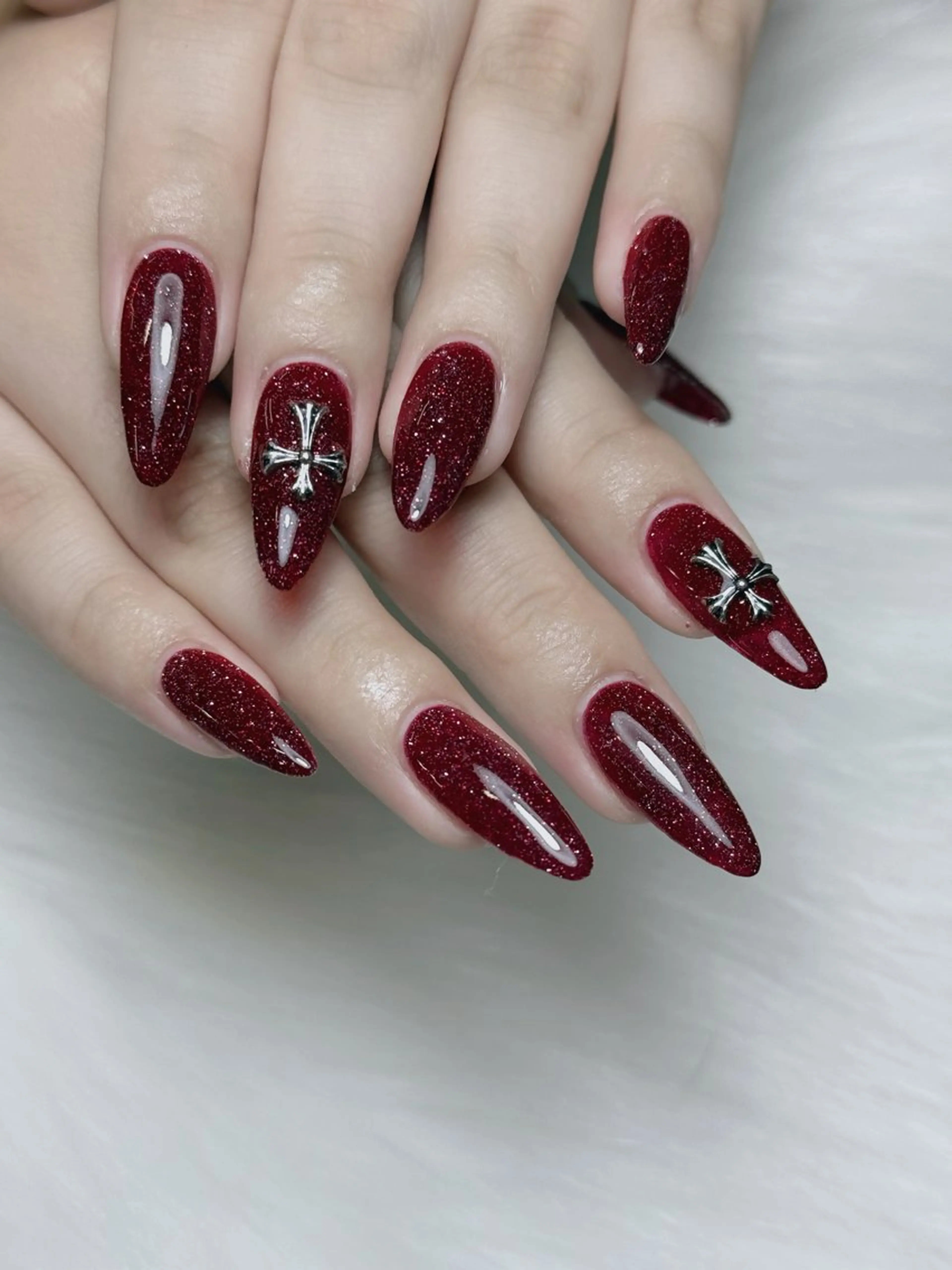 ネイル オーロラネイル チークネイル フットネイル フレンチネイル 韓国ネイル ハンドネイル Lumi Nailのネイルデザイン