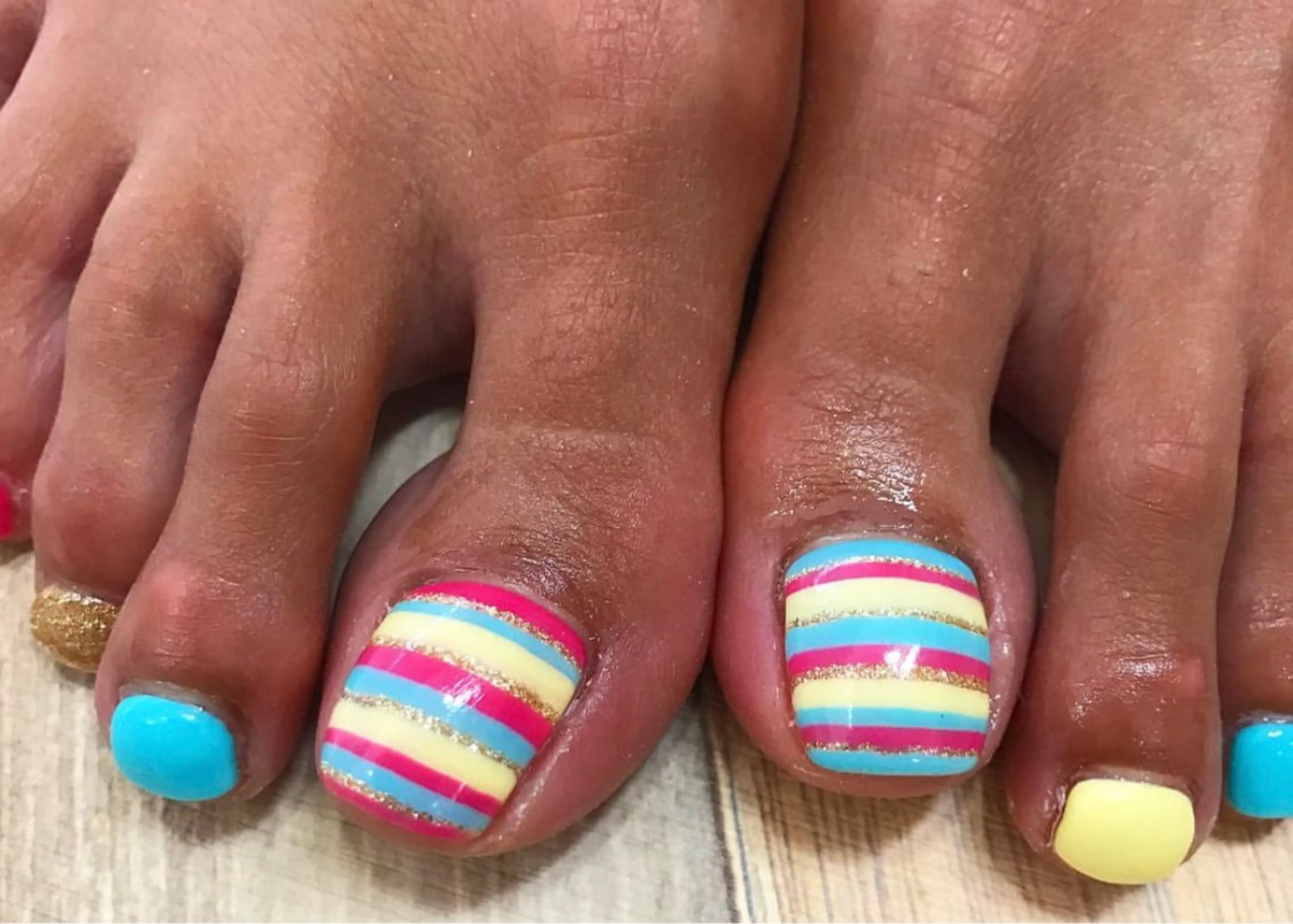 ネイル フットネイル フットネイル Ran  nail所属・Ran Nailのネイルデザイン
