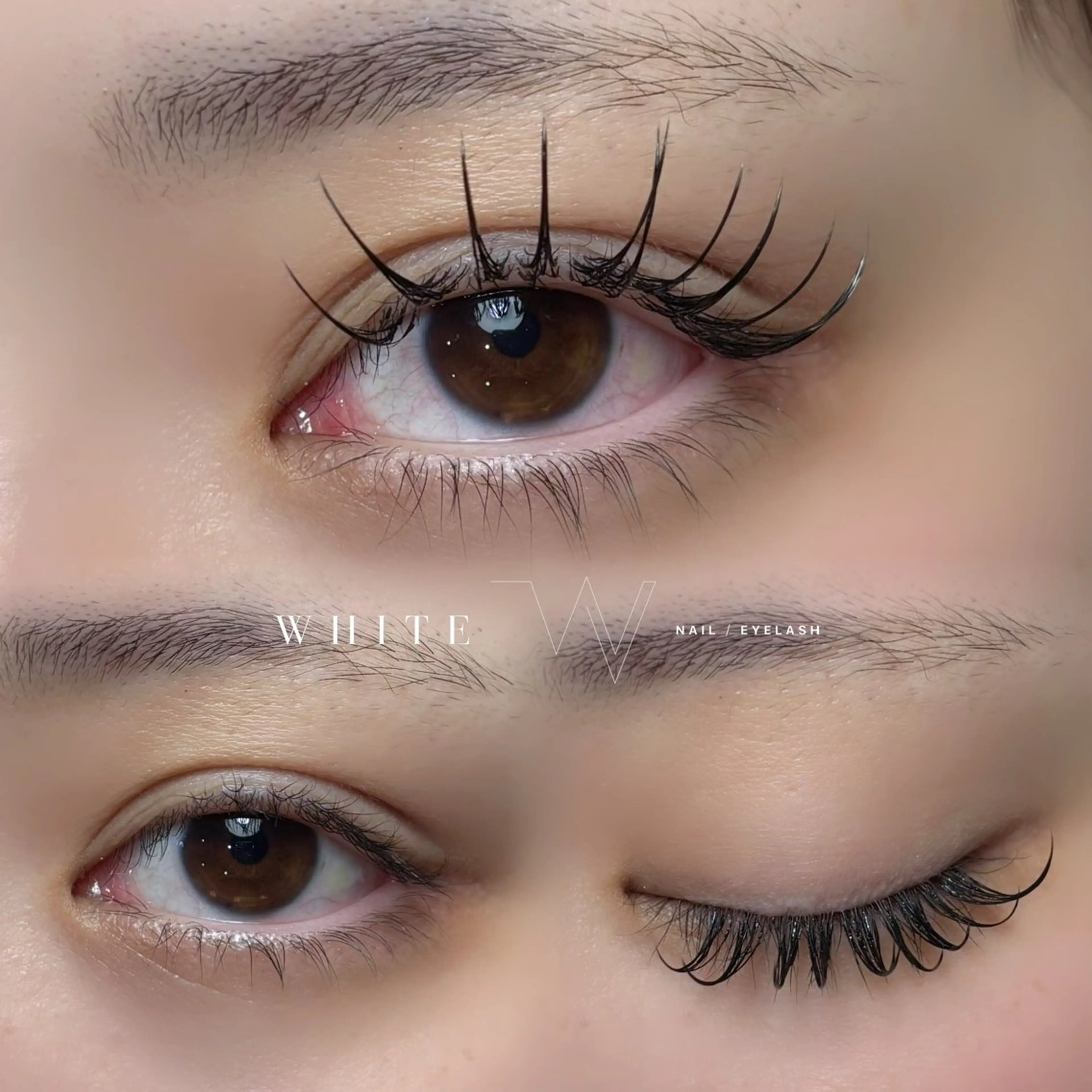 マツエク・マツパ WHITE所属・Luna WHITEのマツエク・マツパデザイン