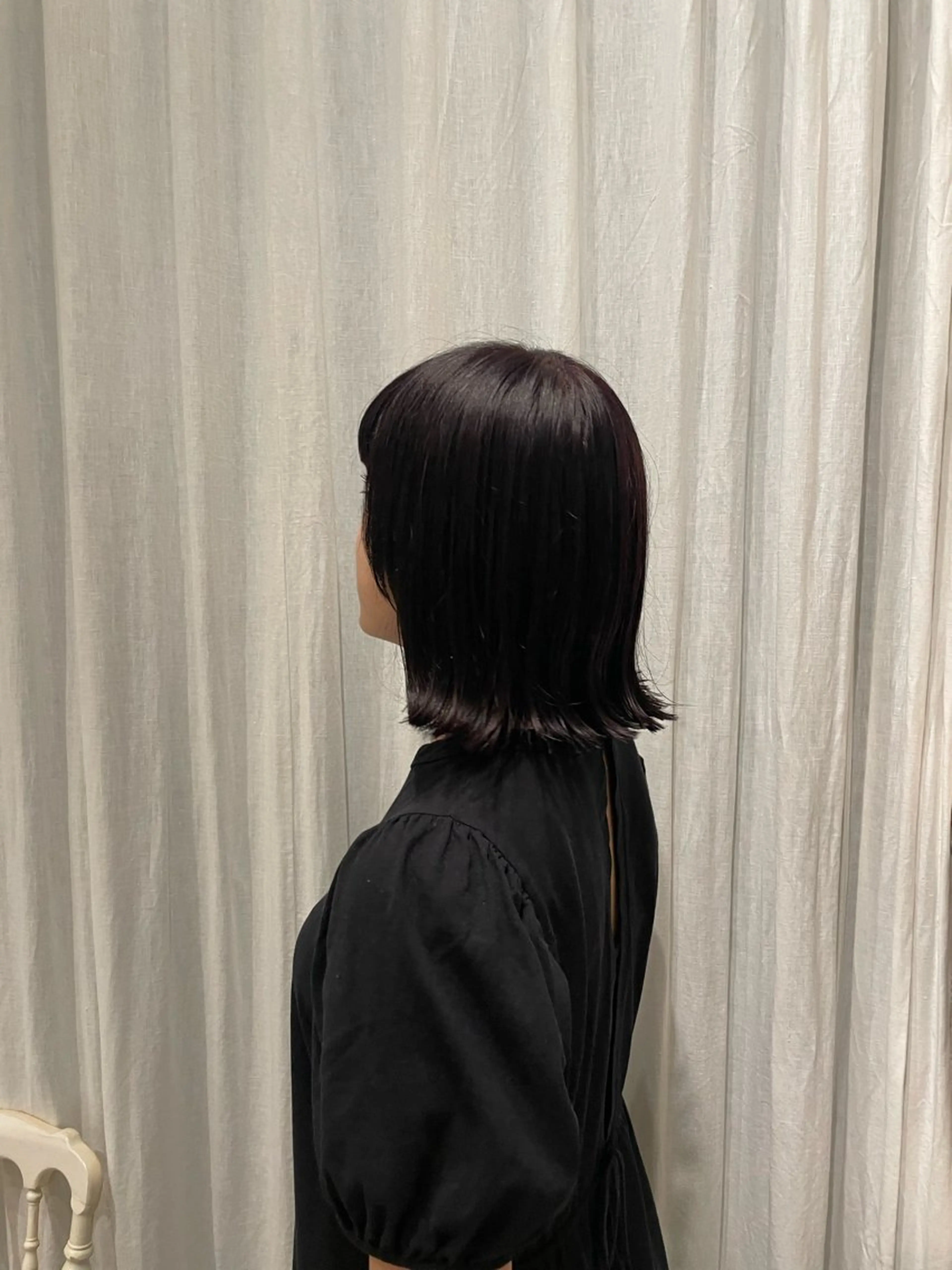 ミディアム なかやま れいかのヘアスタイル