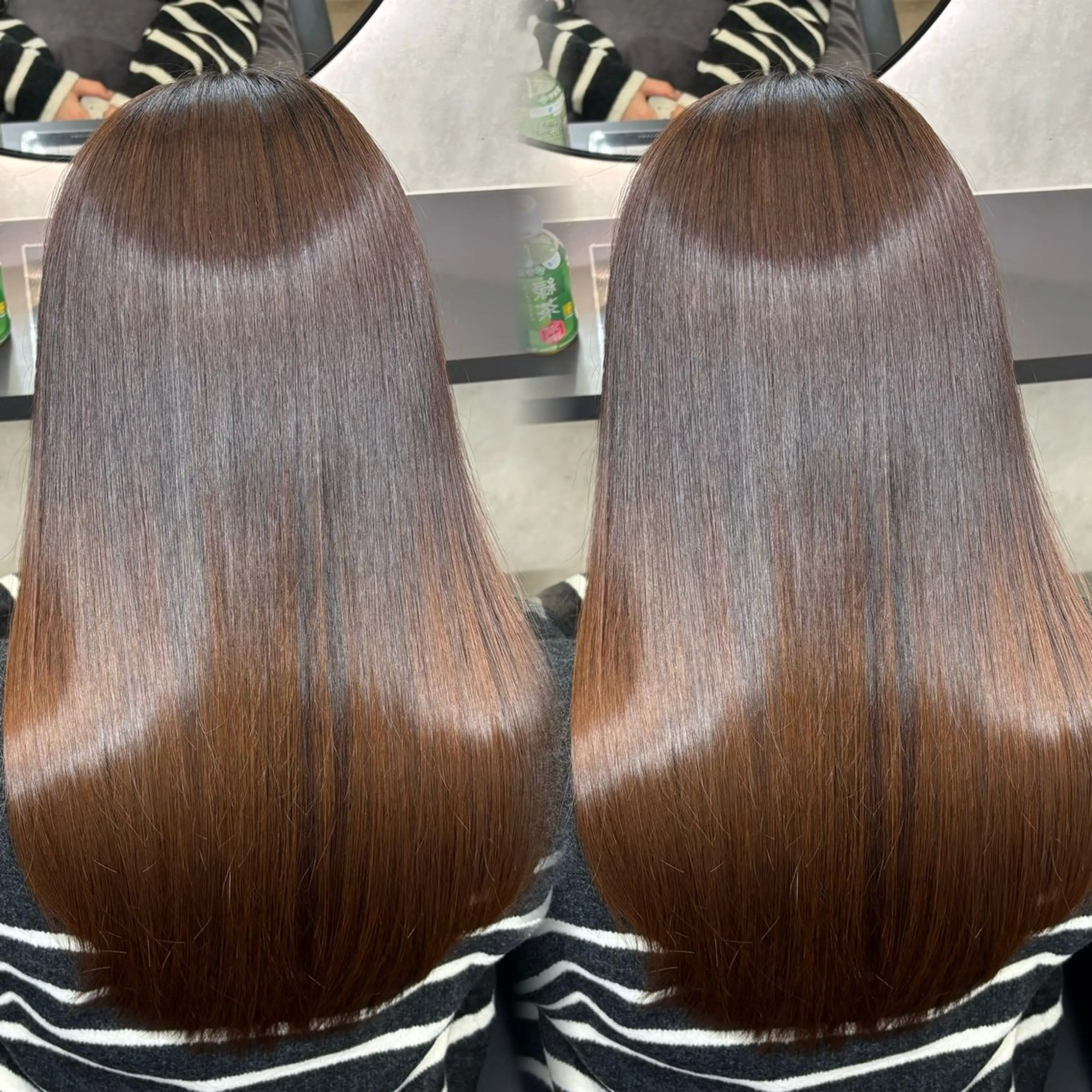 ロング カラー ヘアアレンジ カット ヘアカラー 縮毛矯正 新宿 /髪質改善/ 縮毛矯正/ヒュウガのヘアスタイル