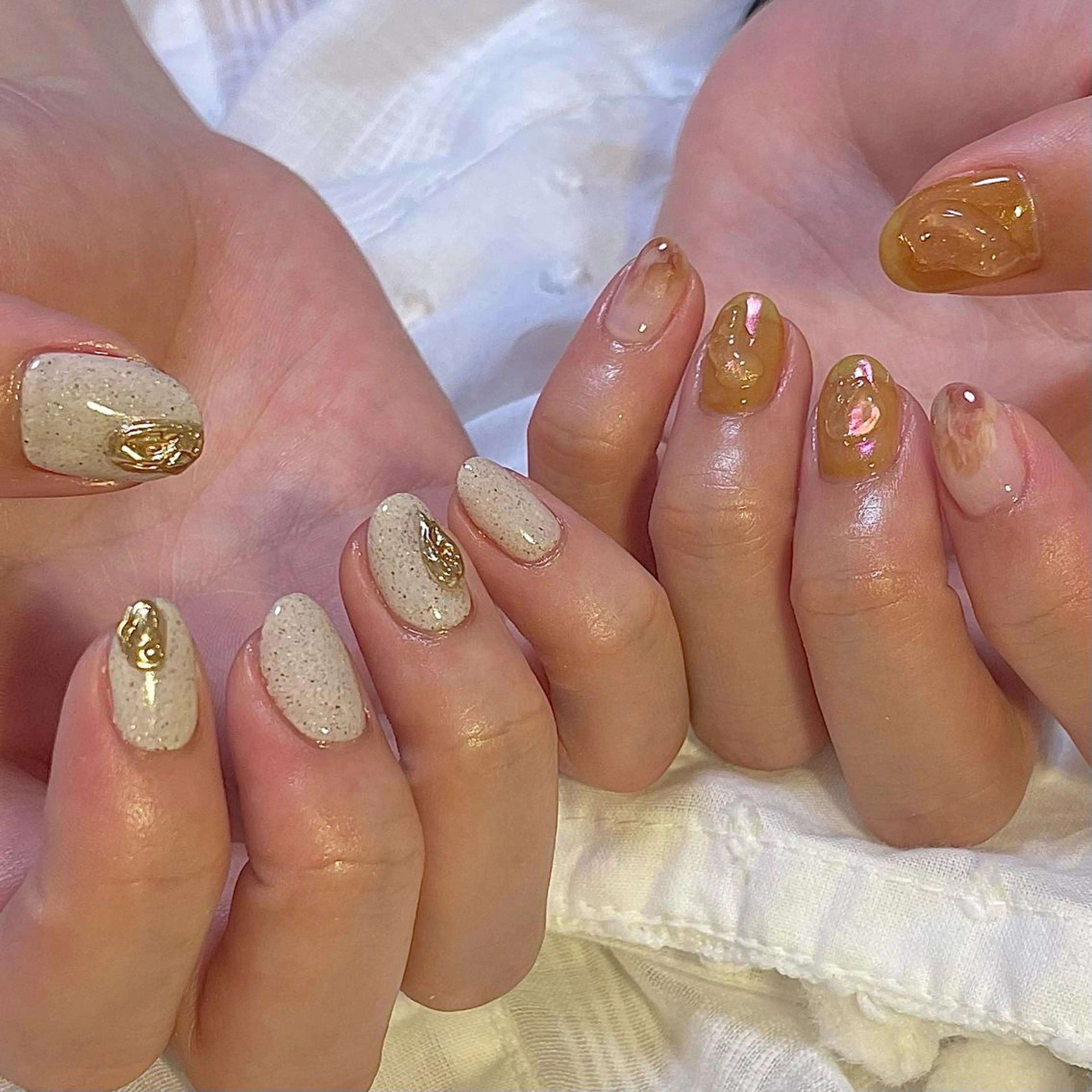 ネイル 持ち込み ハンドネイル Nailsalon BLOOM🌷 山崎のネイルデザイン