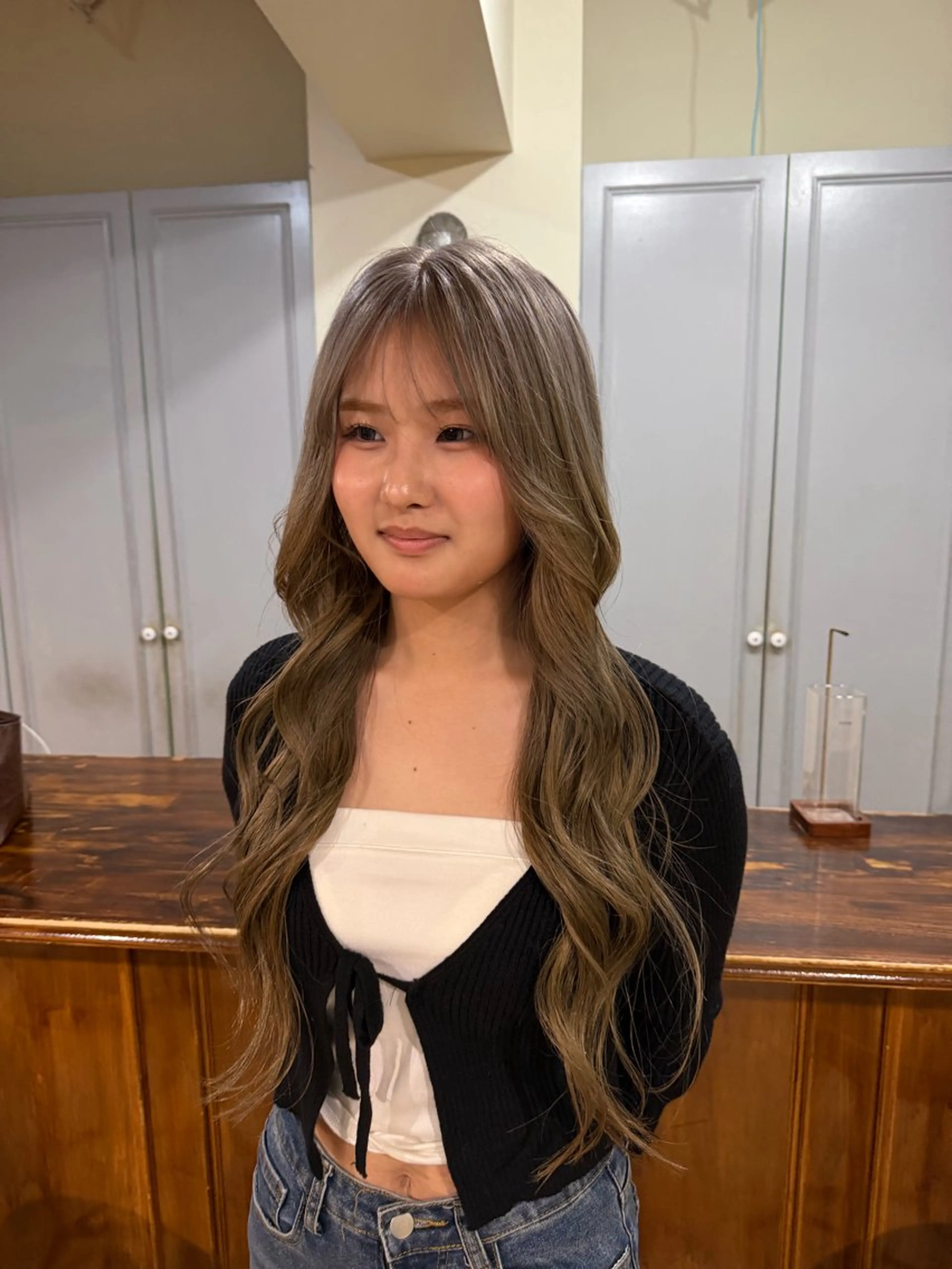 ミディアム カラー ヘアカラー トリートメント 🤩噂のMr.髪ポジ ティブ®️yu🤩のヘアスタイル