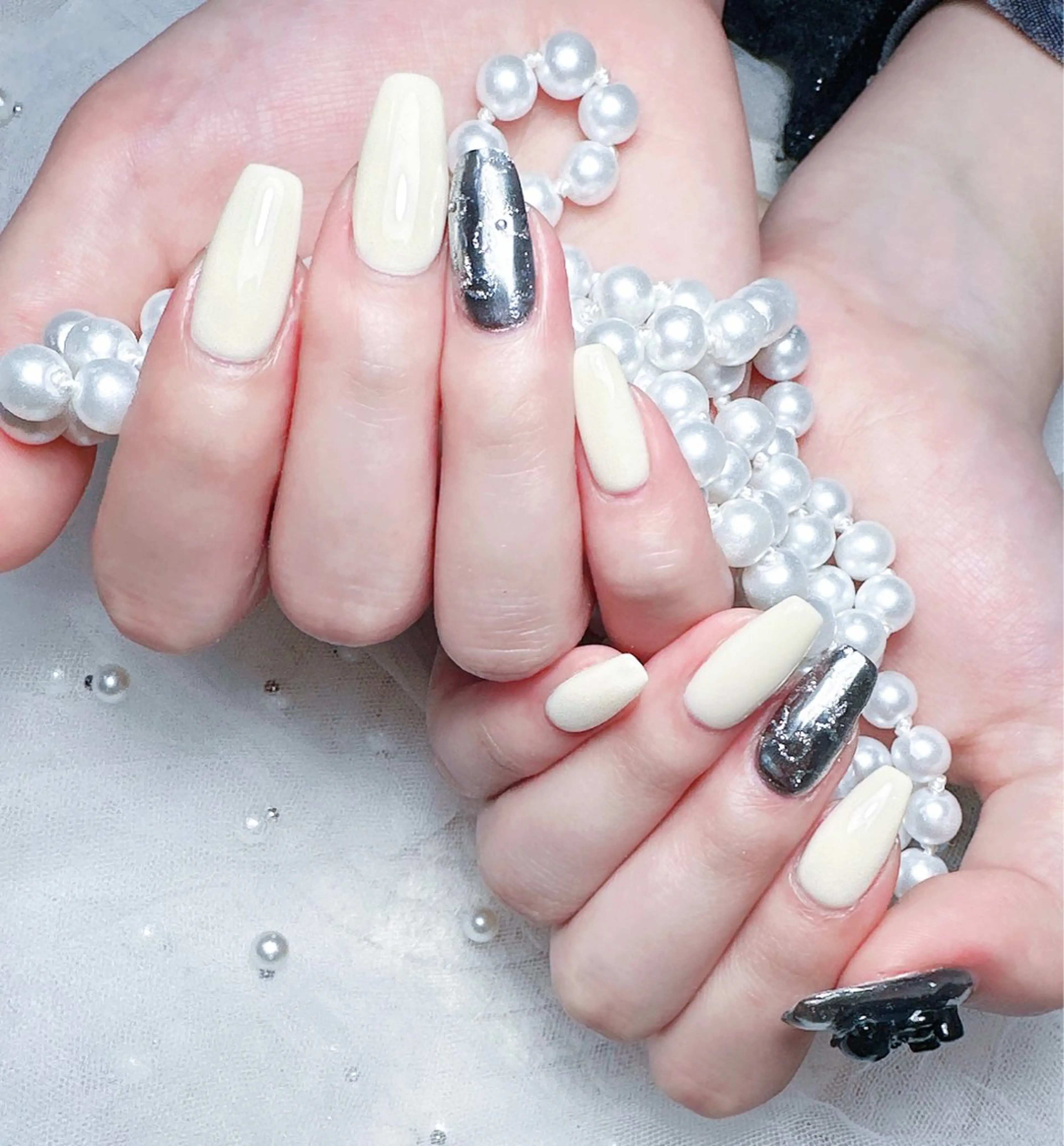 ネイル M🌷nail 長さだし専門店のネイルデザイン