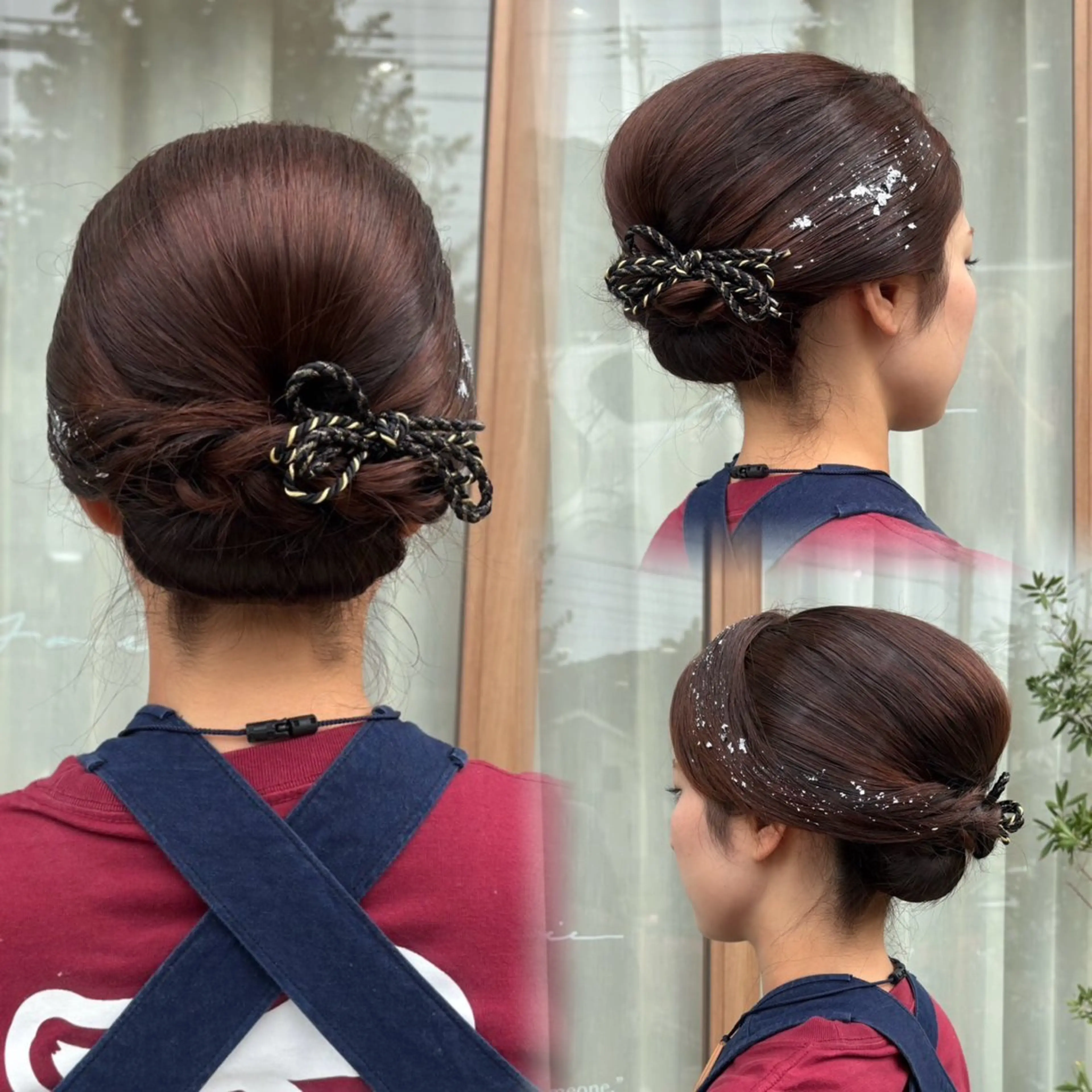 ロング ヘアアレンジ ヘアセット mei/艶髪/透明感 カラー/ヘアセットのヘアスタイル