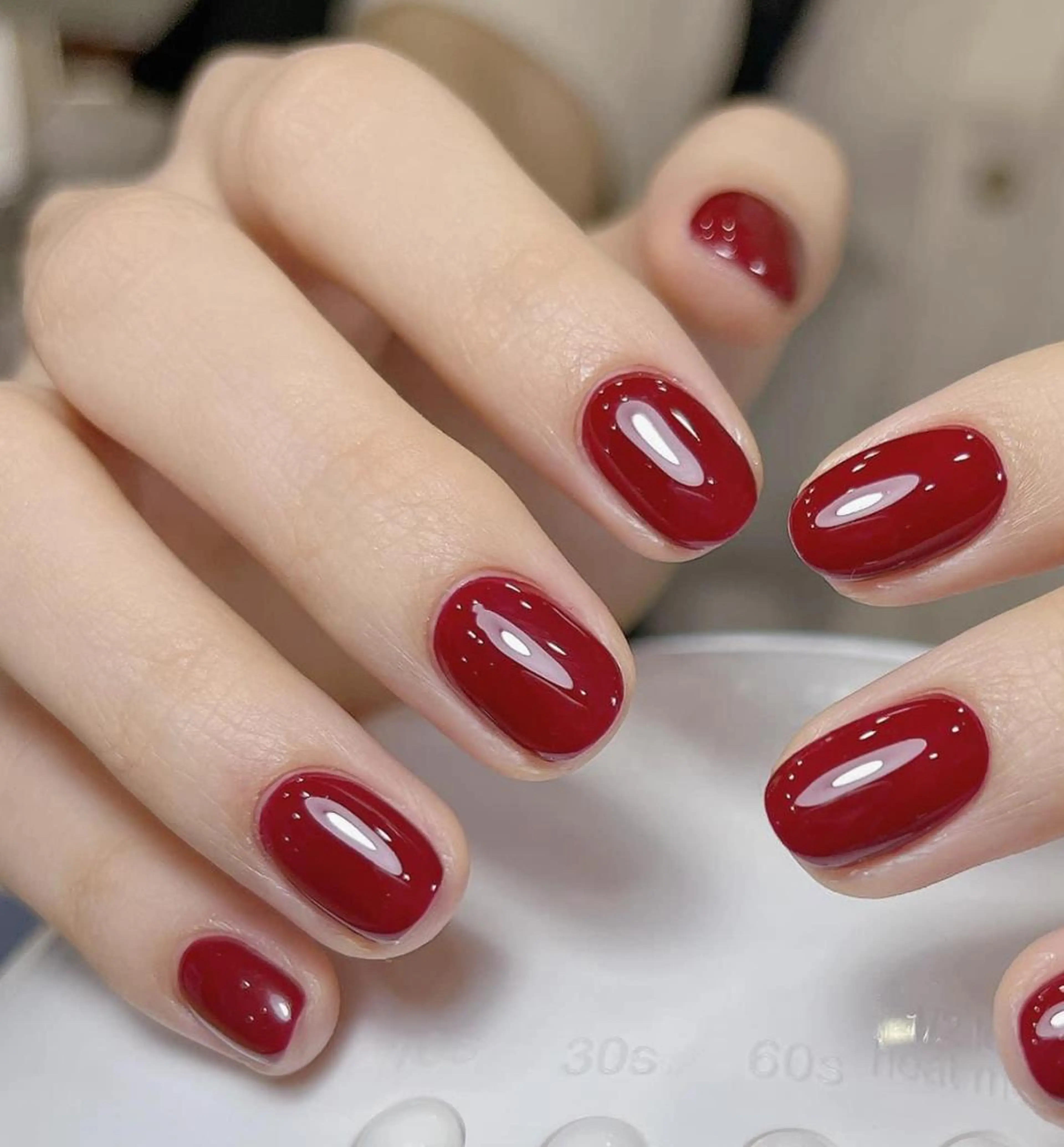 12月限定【新規オフ無料・自爪】マグネット・ワンカラー・ラメグラ¥5000→¥2500 (オフ選択)の写真